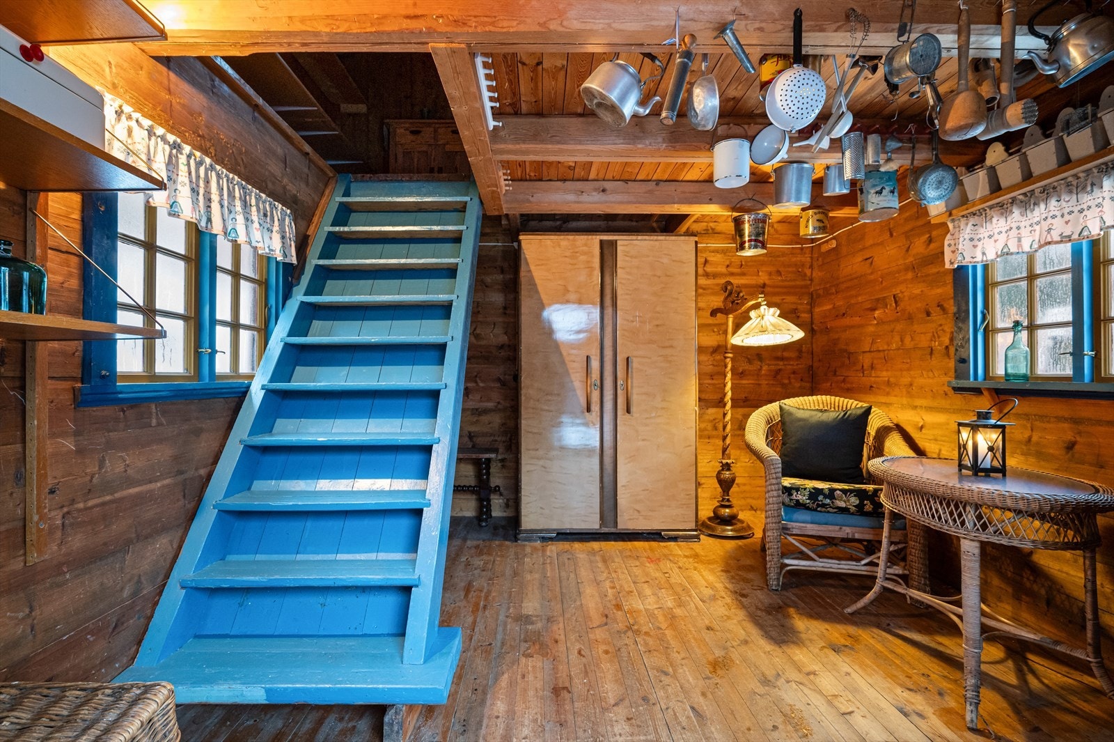 Stabburet er praktisk for ekstra oppbevaring. Galleribilde