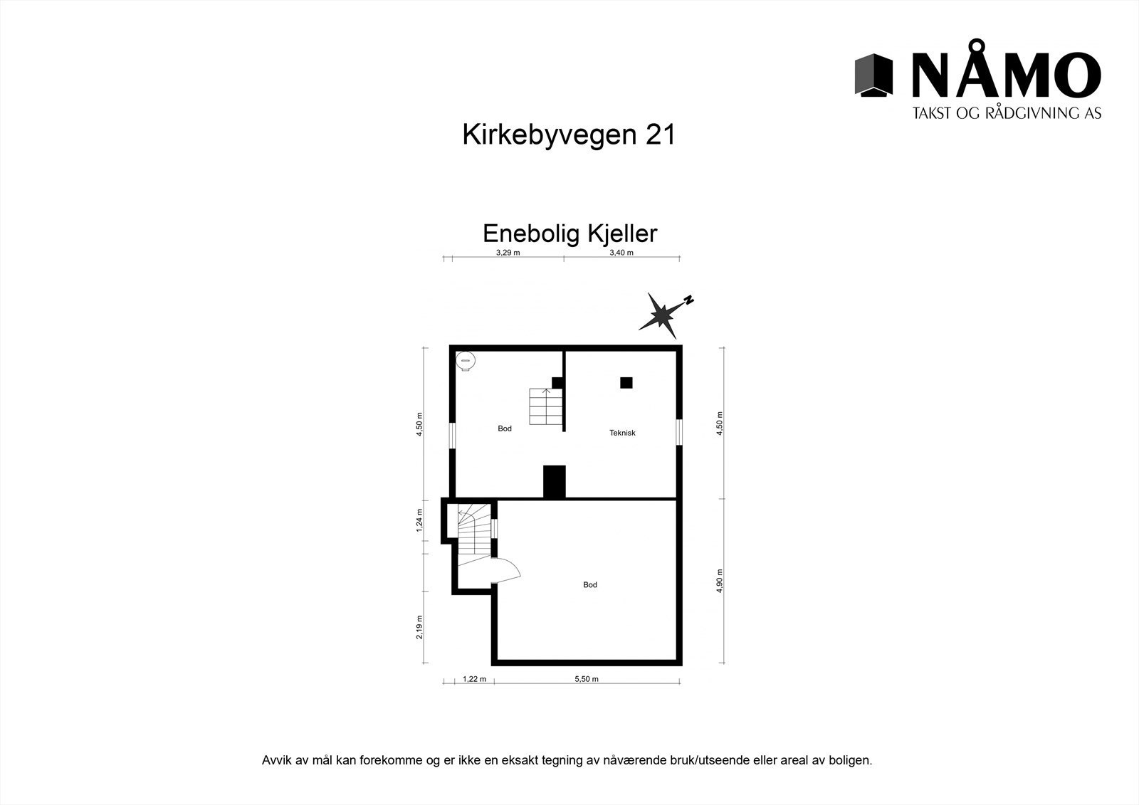 Enebolig kjeller - Kirkebyvegen 21 Galleribilde
