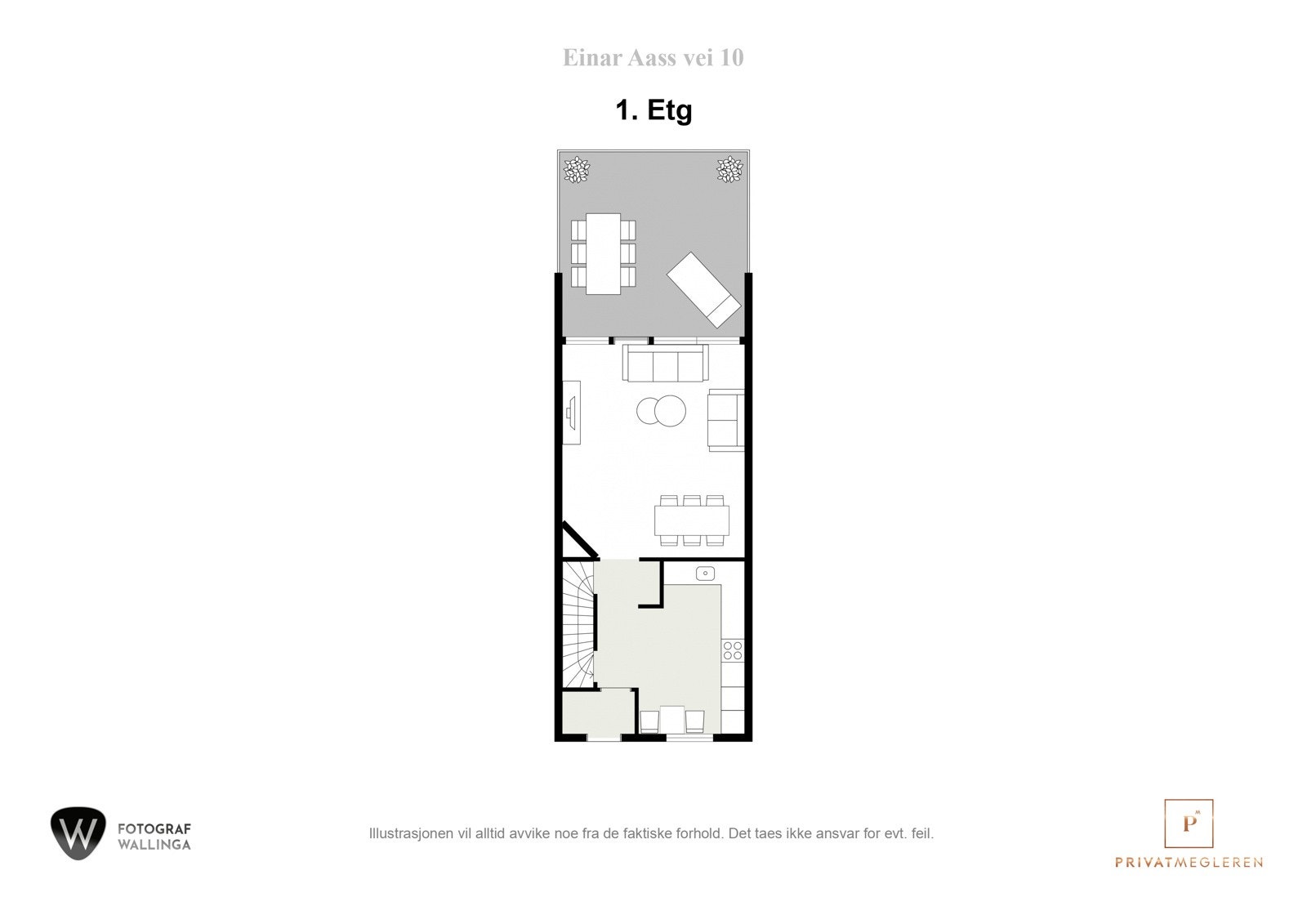Plantegning 1. etasje. Galleribilde