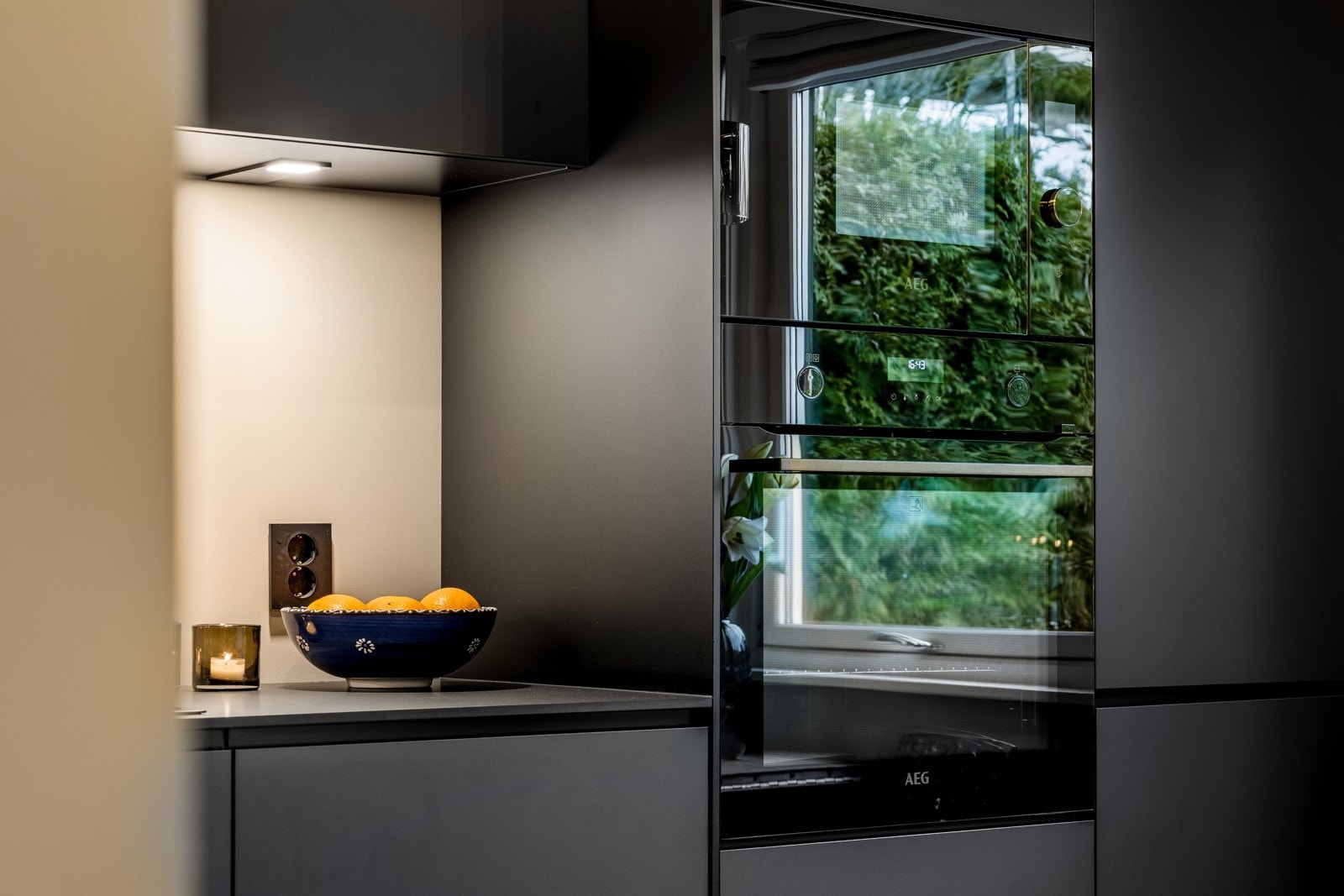 Detaljfoto kjøkken. Galleribilde