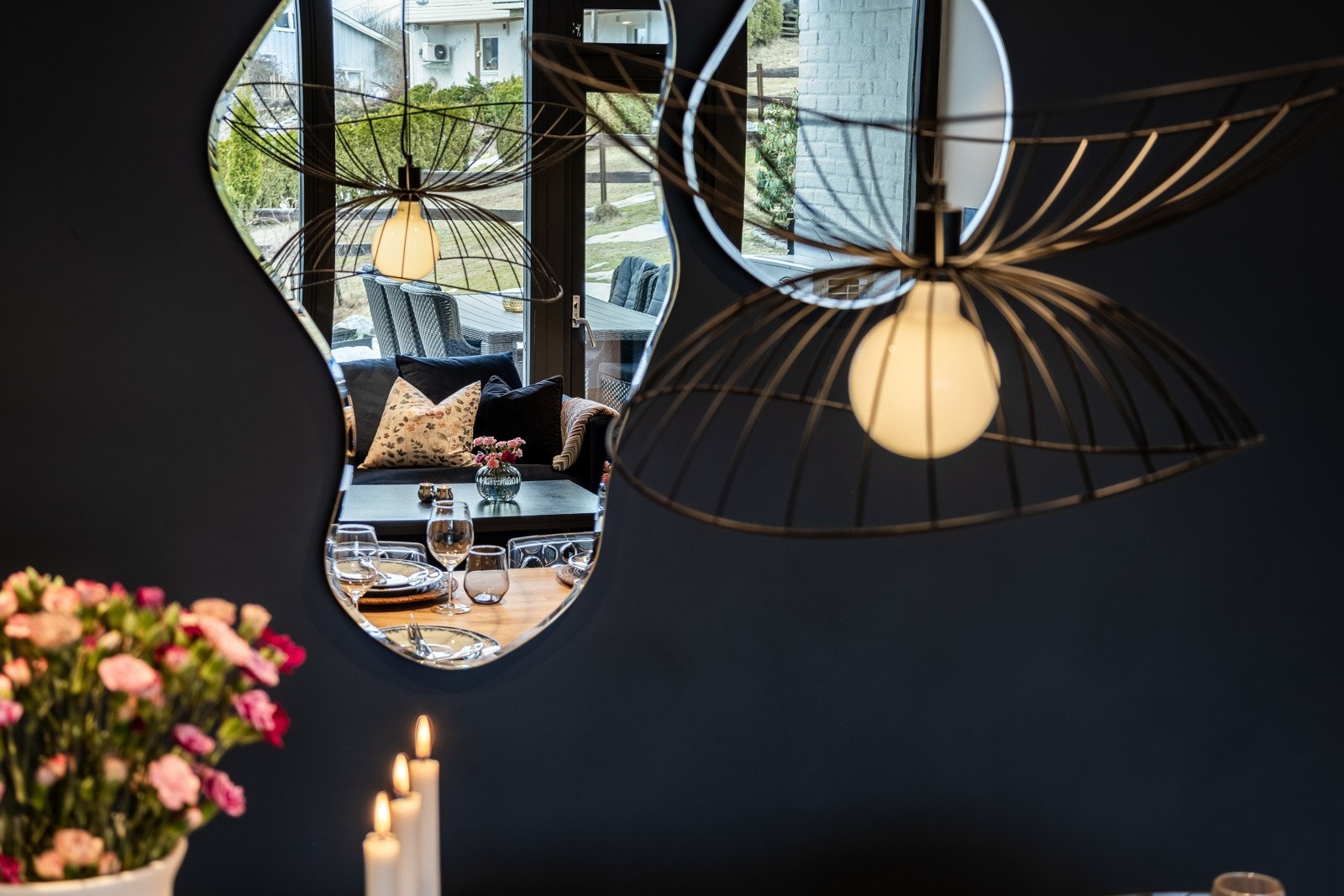 Detaljfoto i stuen. Galleribilde