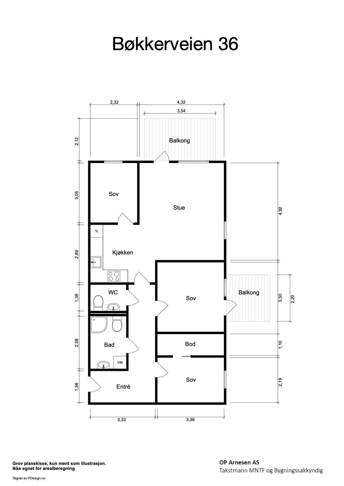 Plantegning Galleribilde