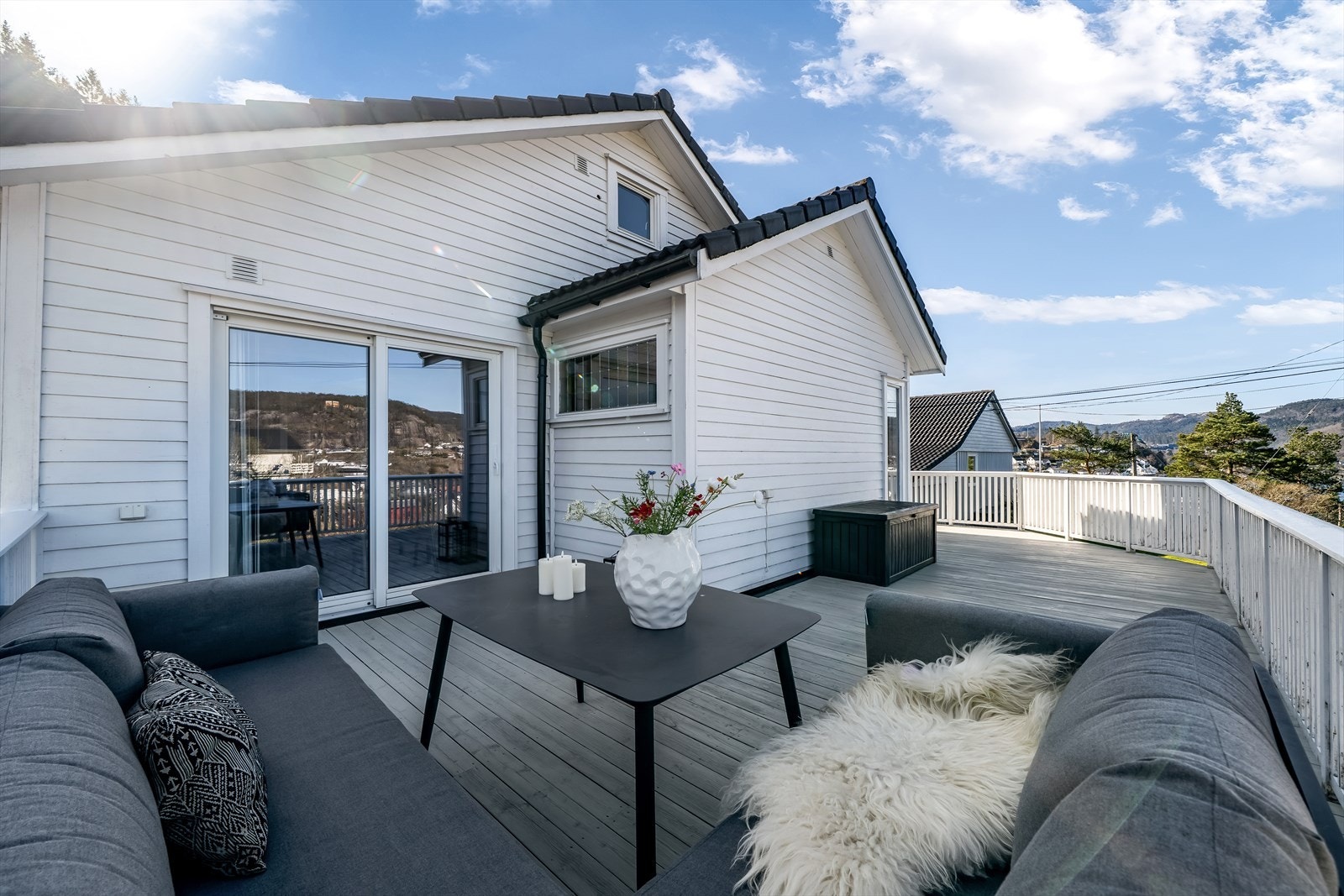 Koselig veranda Galleribilde