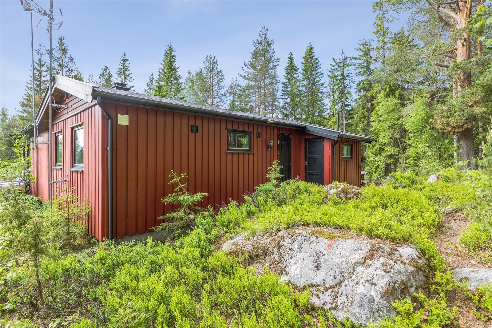 Fra vaskerommet har man også utgang til uteområdet Galleribilde