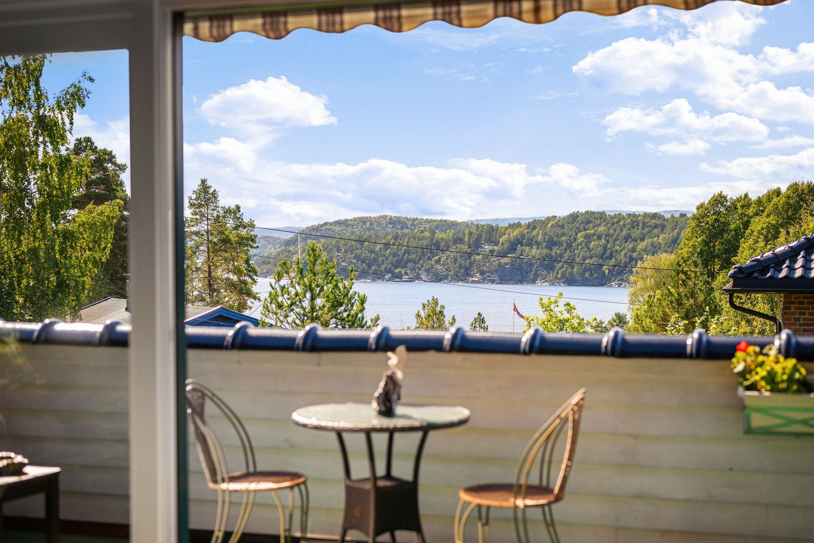 Her du nyter du utsikten over Oslofjorden. Galleribilde