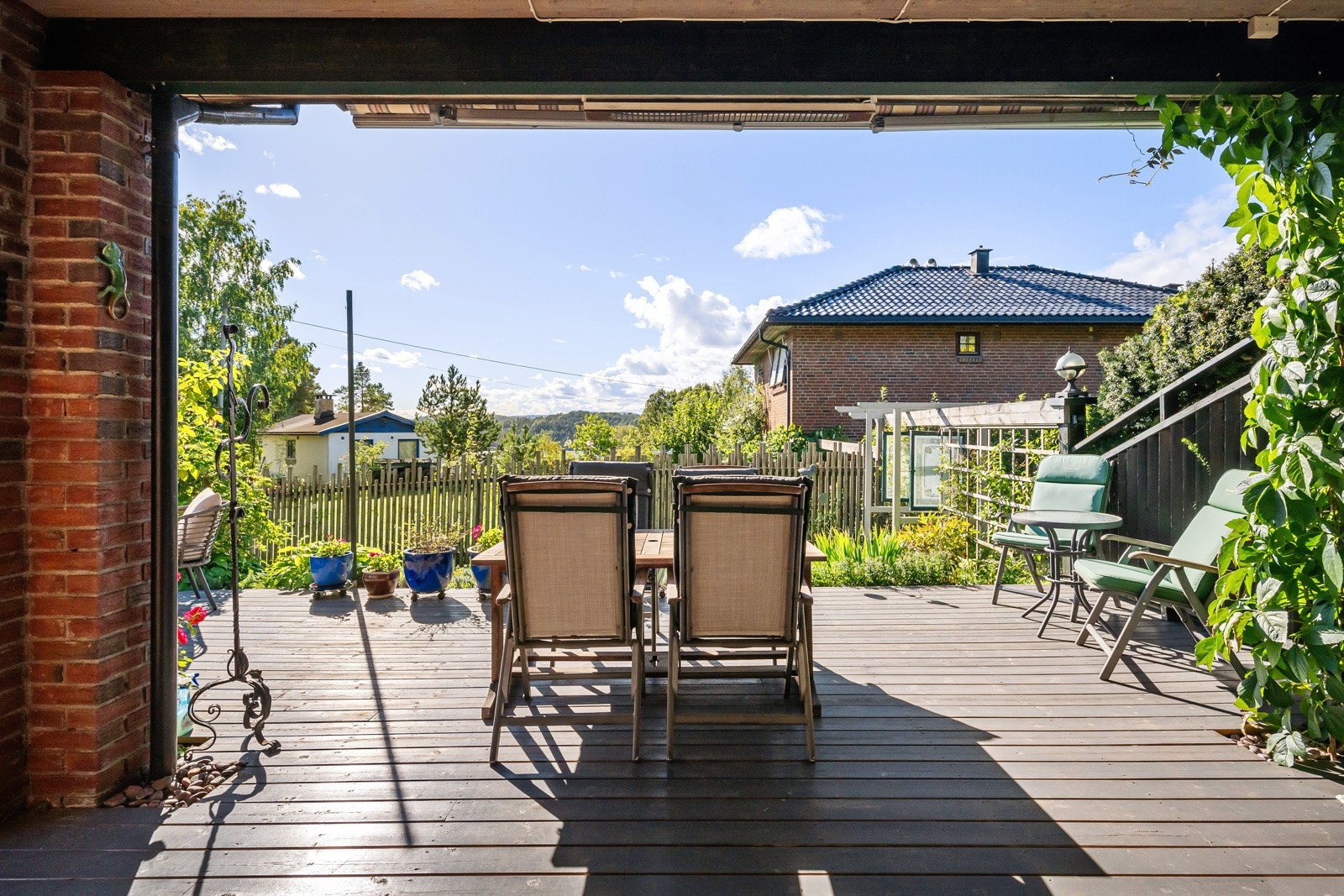 Utsyn mot vest til Oslofjorden. Galleribilde