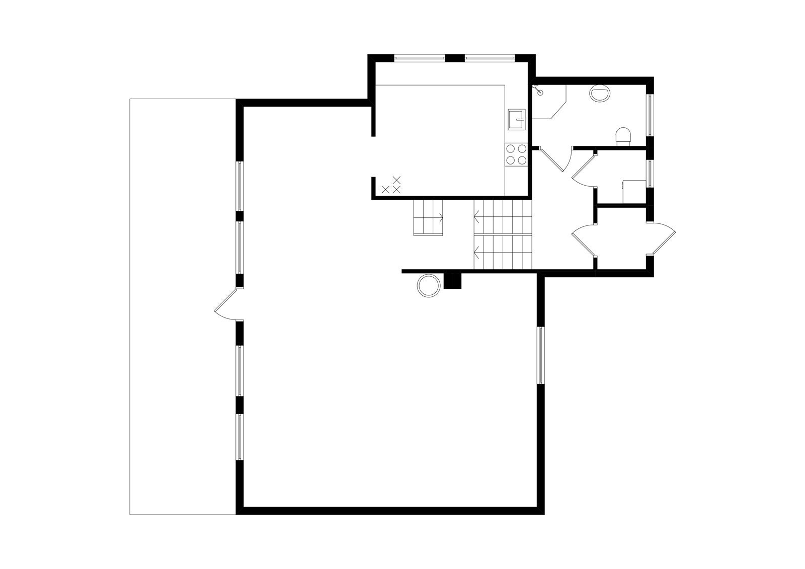 Plantegning 1. og 2. etasje. Galleribilde