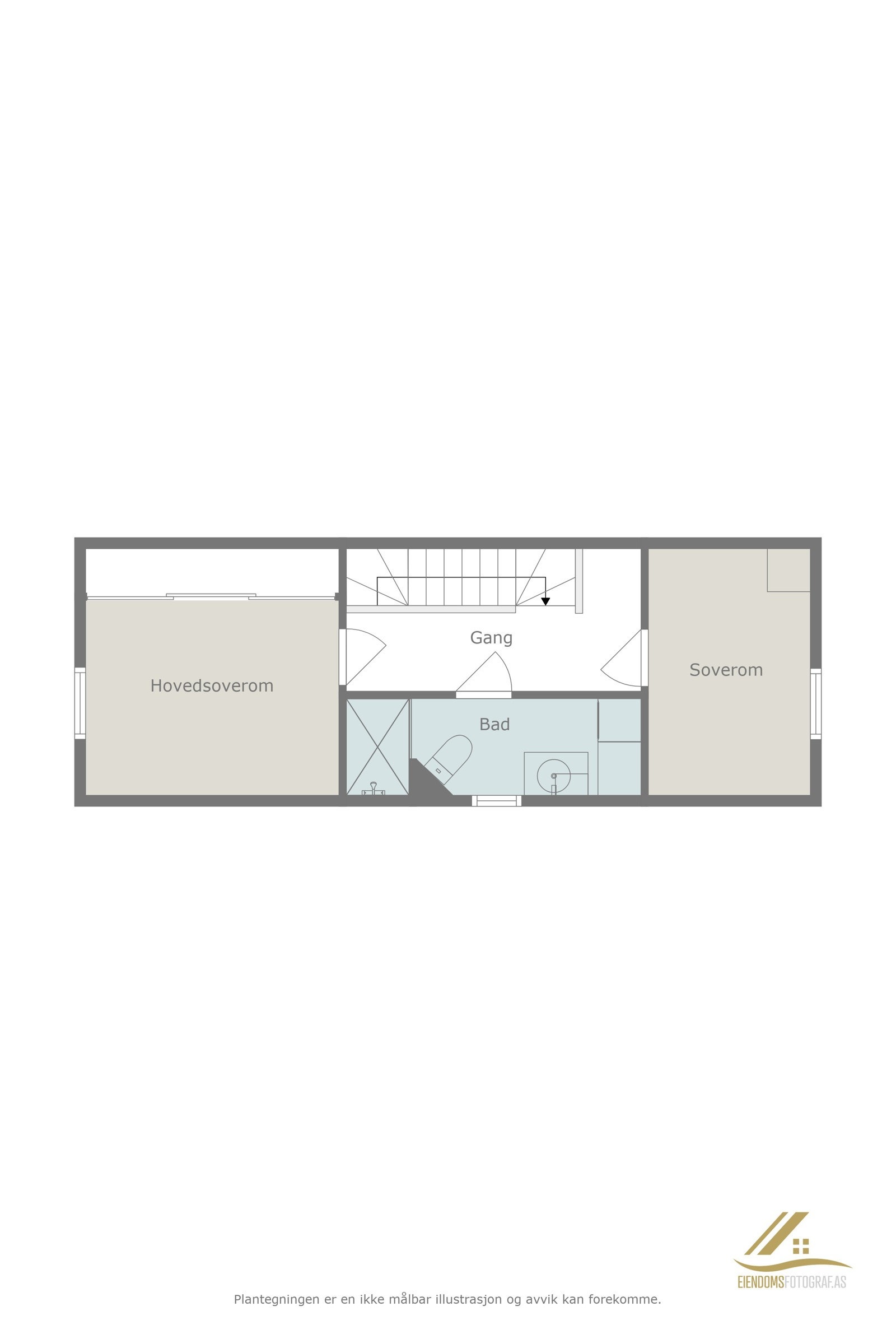 Plantegning 2.etg Galleribilde