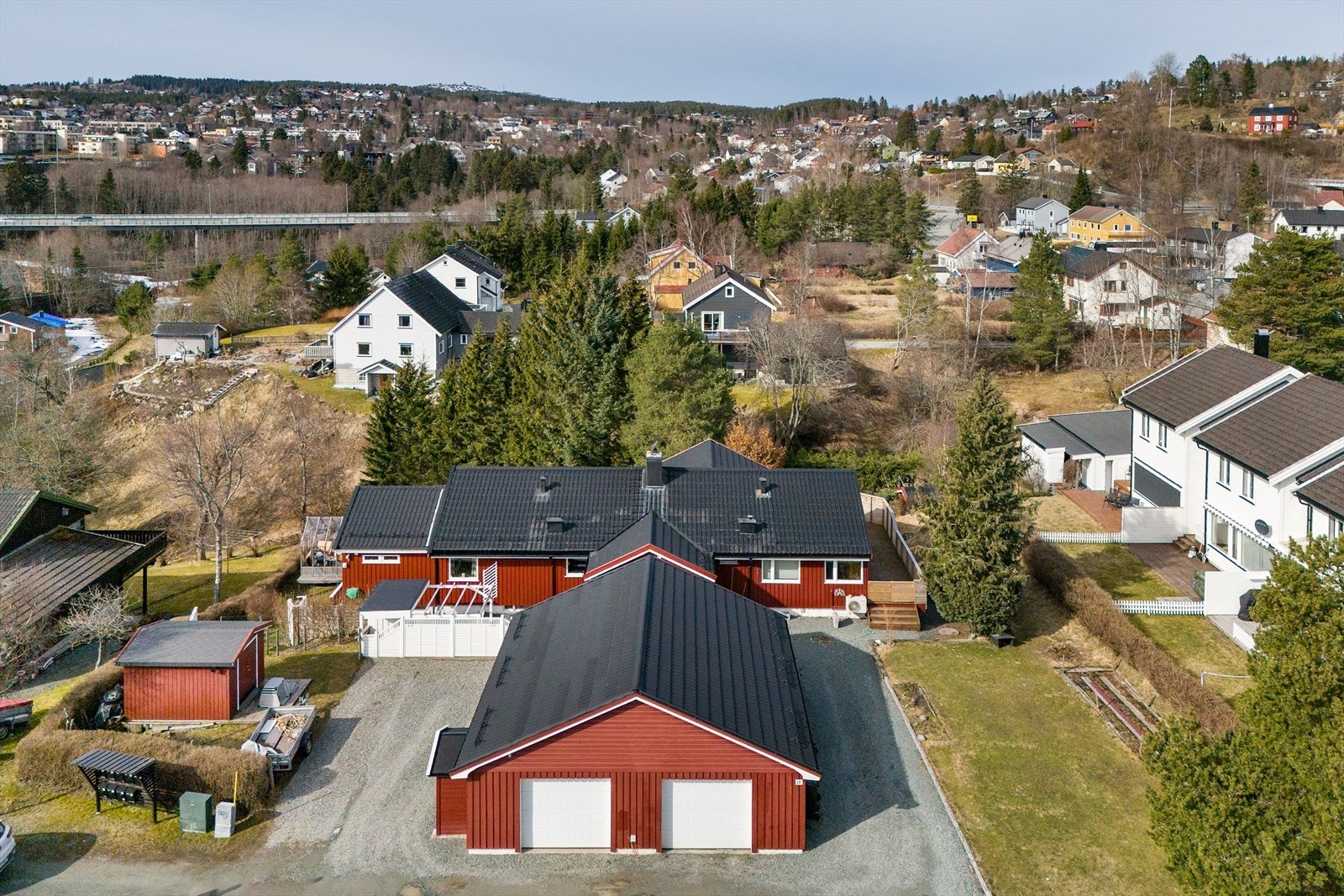 Venstre halvdel av tomannsboligen. Galleribilde
