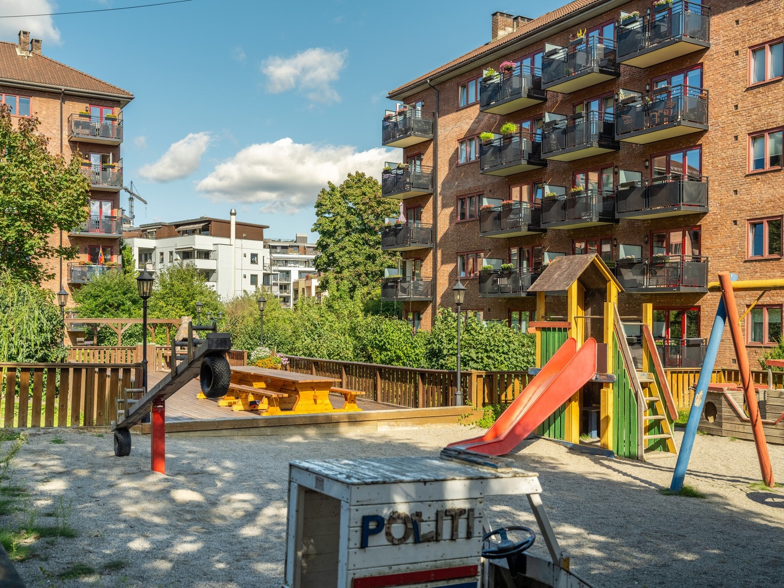 Her kan de minste leke og kose seg. Galleribilde