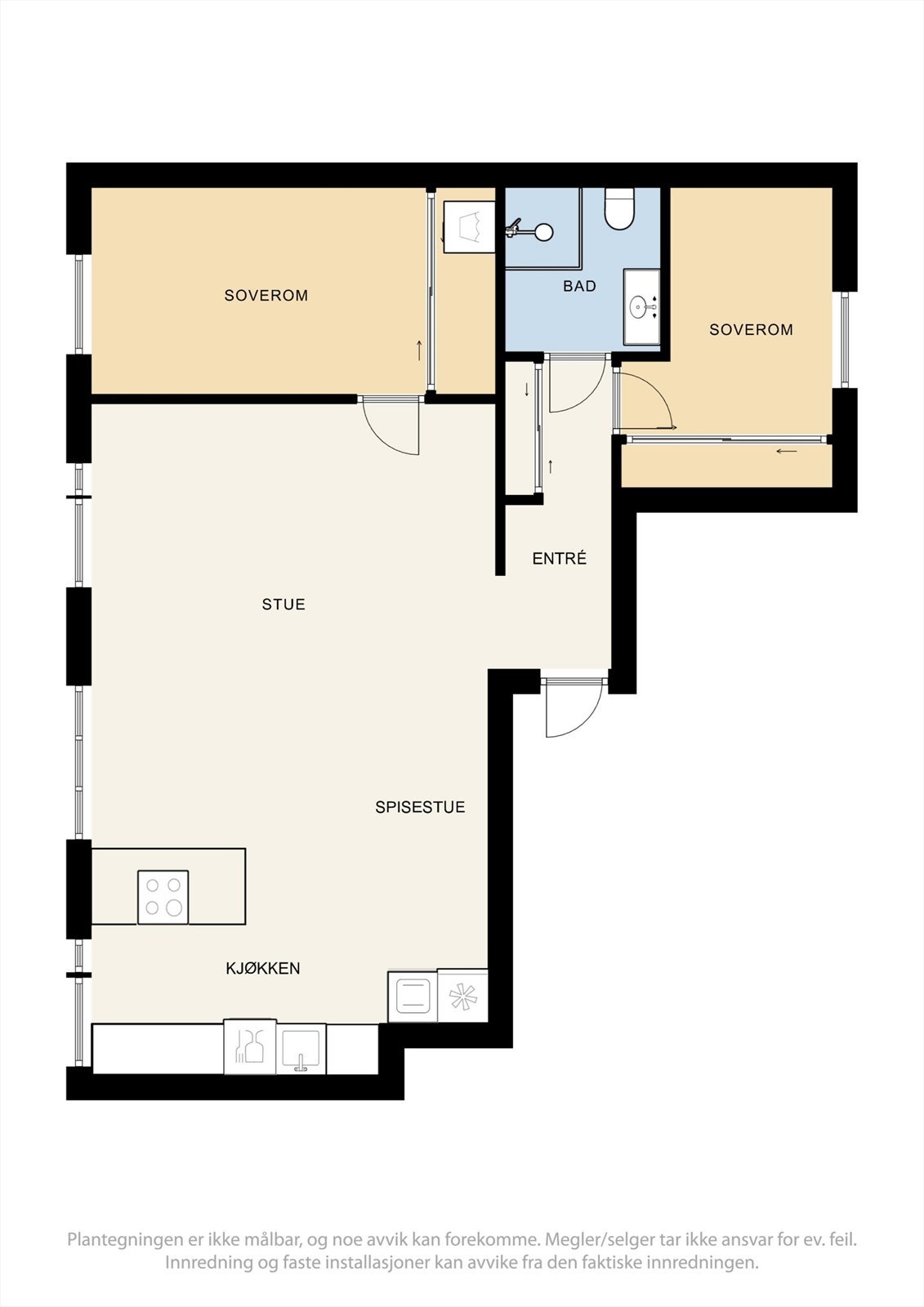 Plantegning Galleribilde