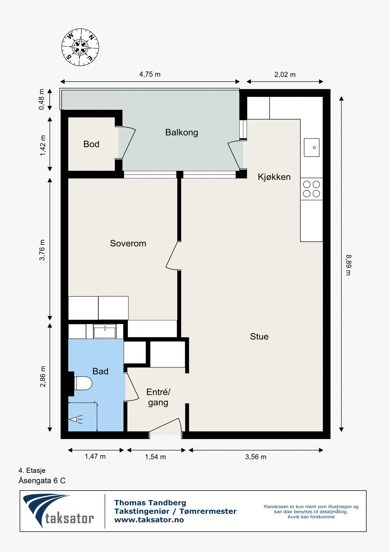 Plantegning Galleribilde