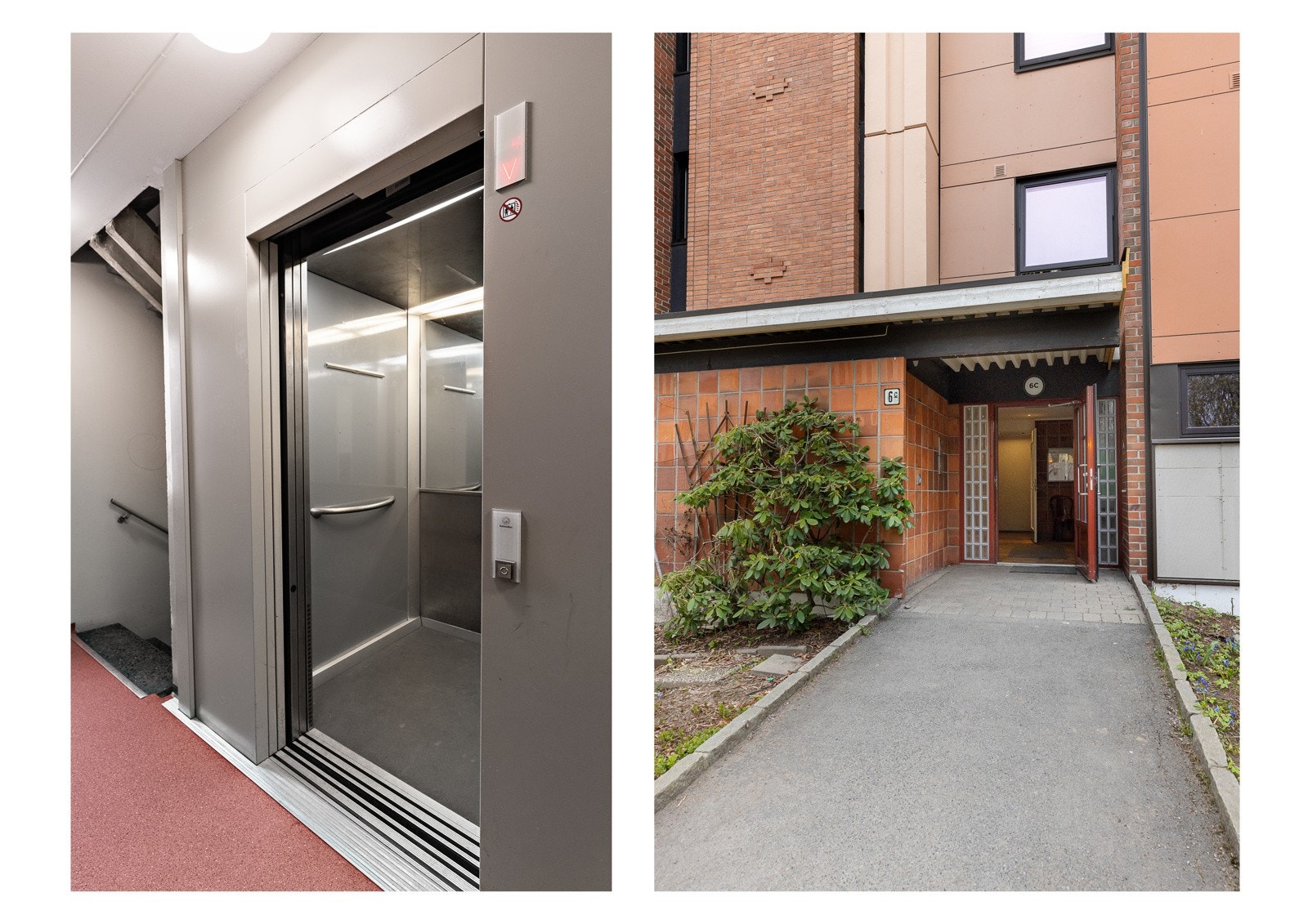 Heis til leiligheten. Galleribilde