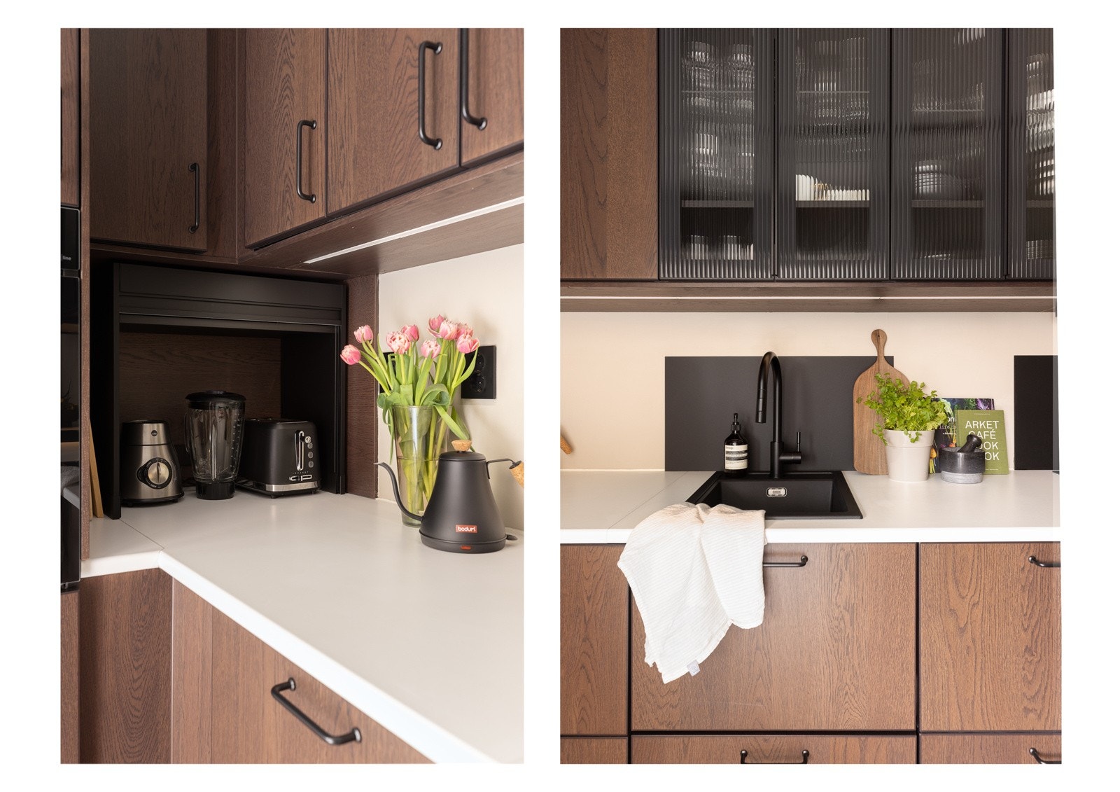 Kjøkkenet har god benkeplass og arbeidsplass. Galleribilde