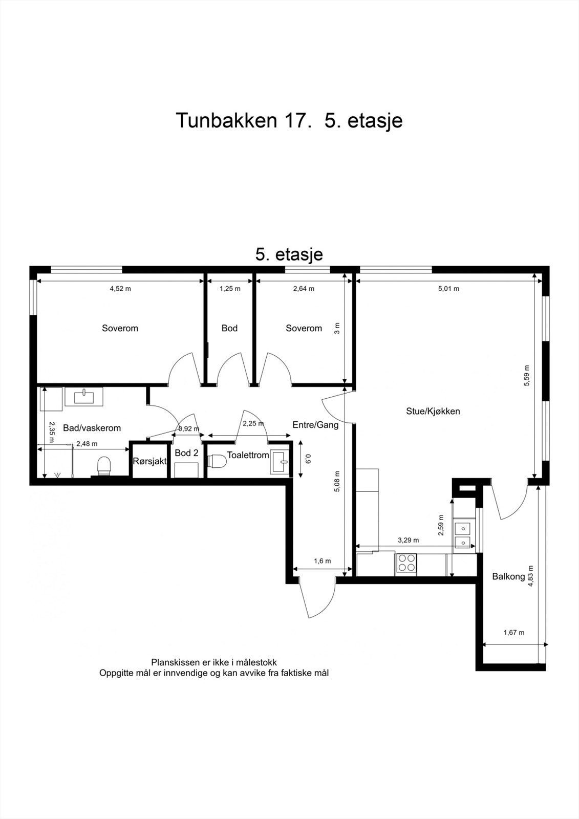 Plantegning Galleribilde