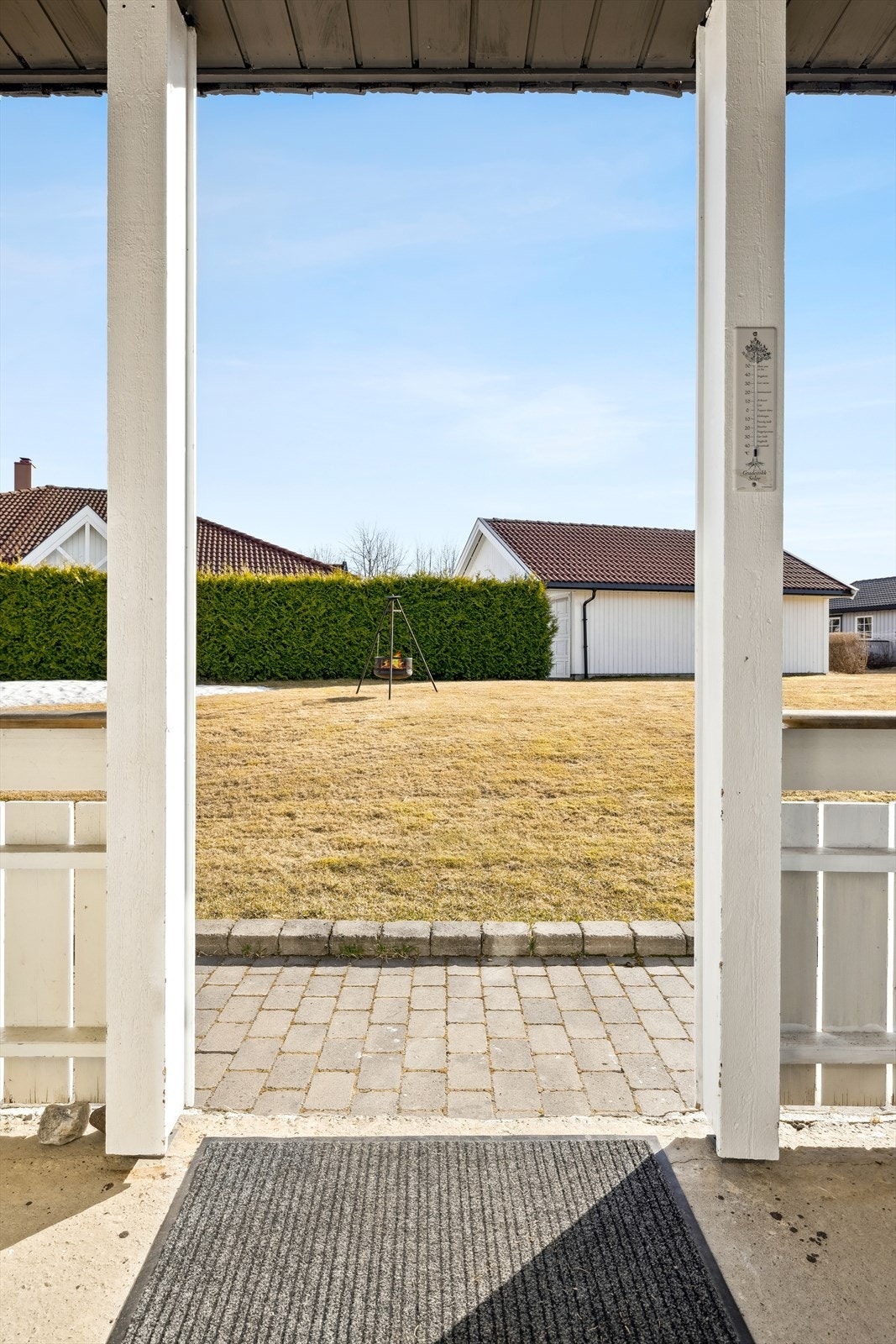 Ytterdøren ble skiftet i 2021. Galleribilde