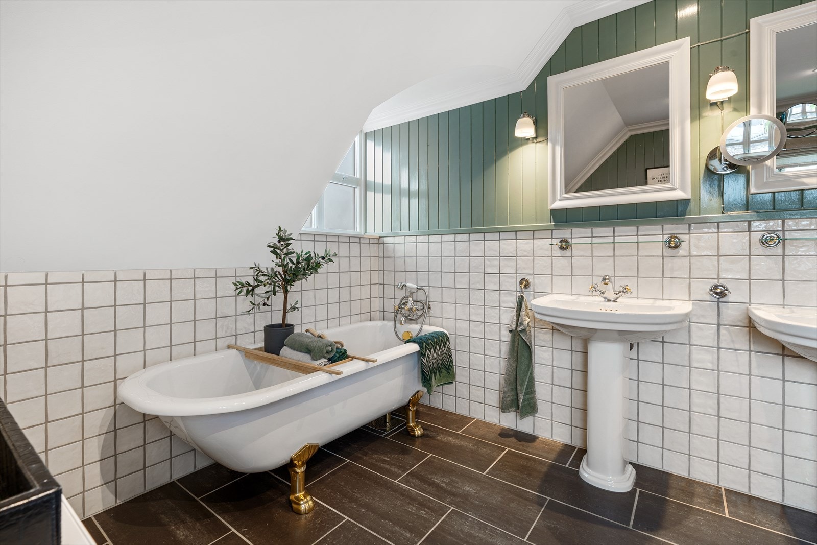 Koselig stil på baderom Galleribilde
