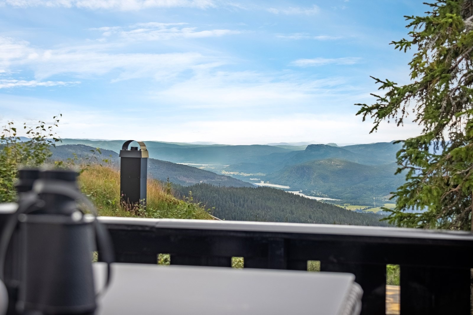 Her kan man nyte langstrakt utsikt. Galleribilde