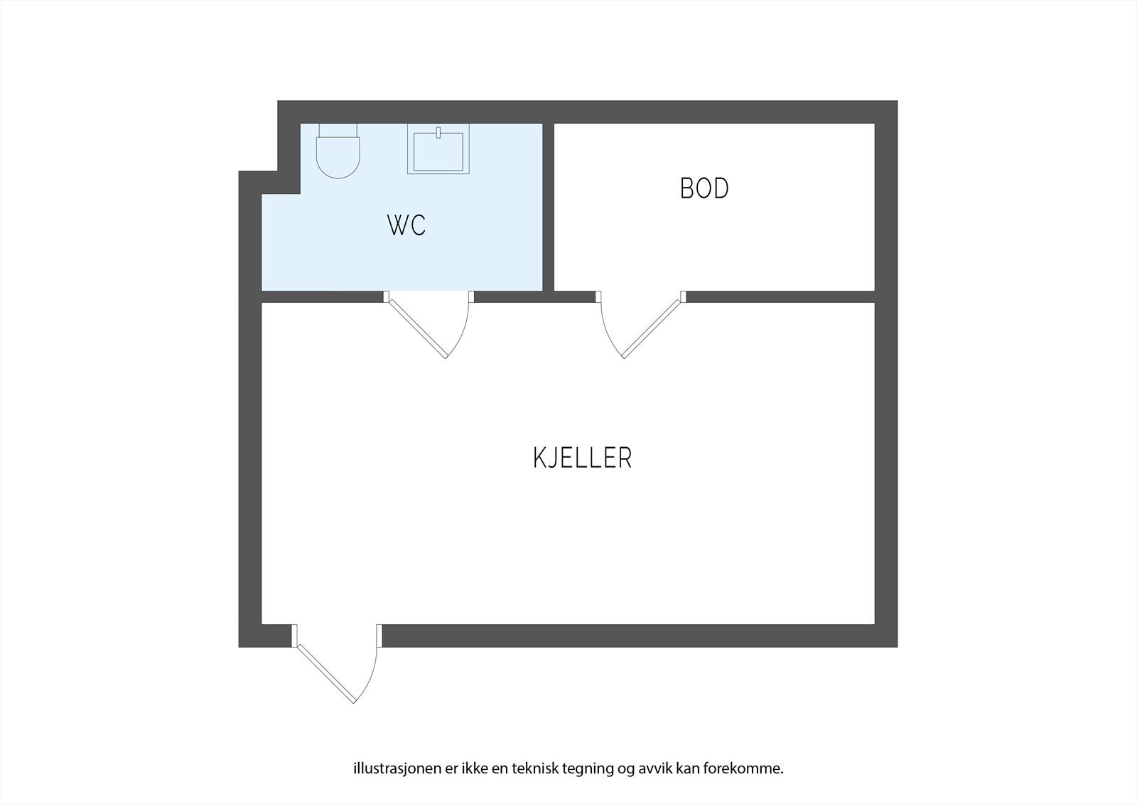 Plantegning Kjeller Galleribilde
