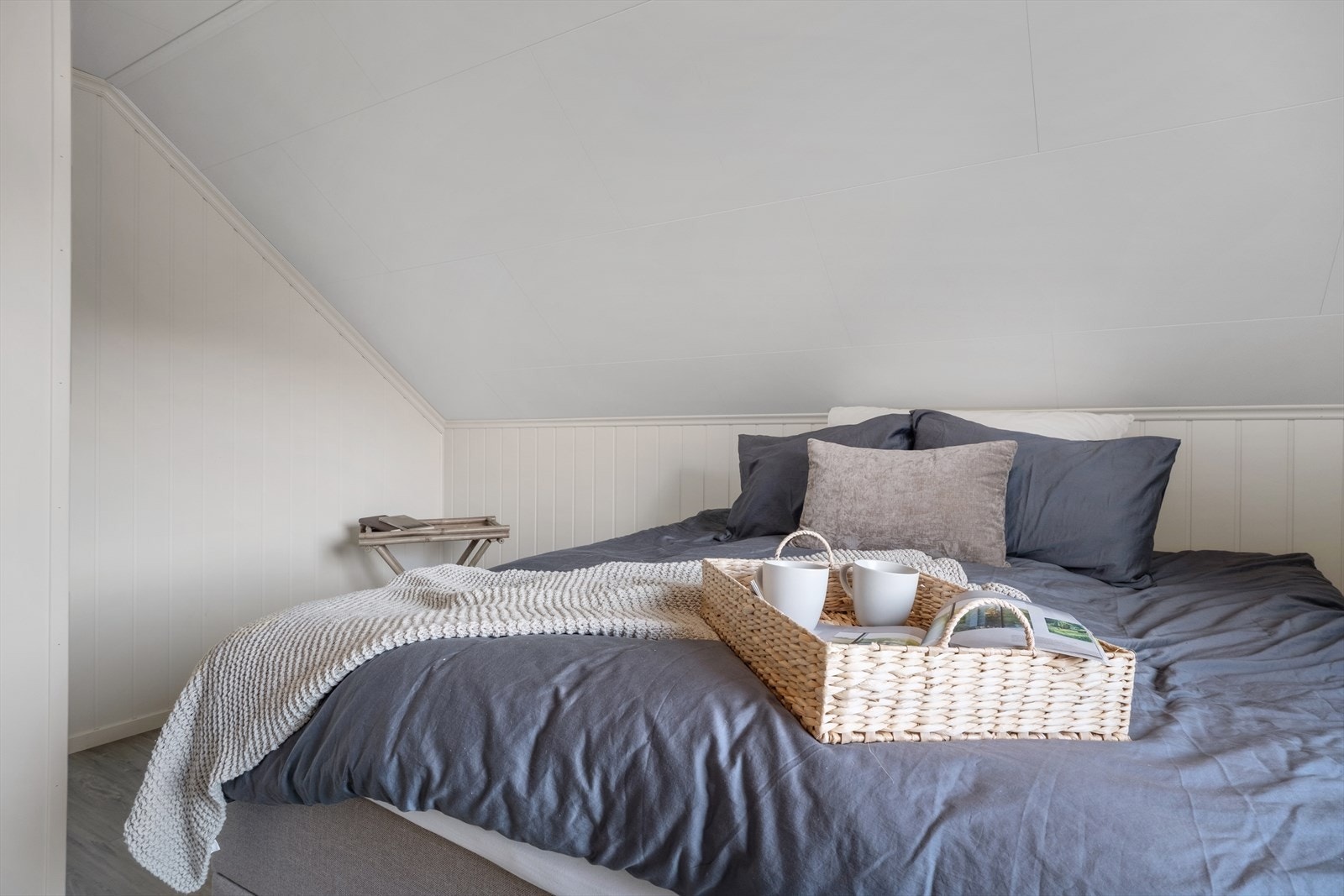 På dette soverommet er det også plass til å setje inn garderobe. Galleribilde