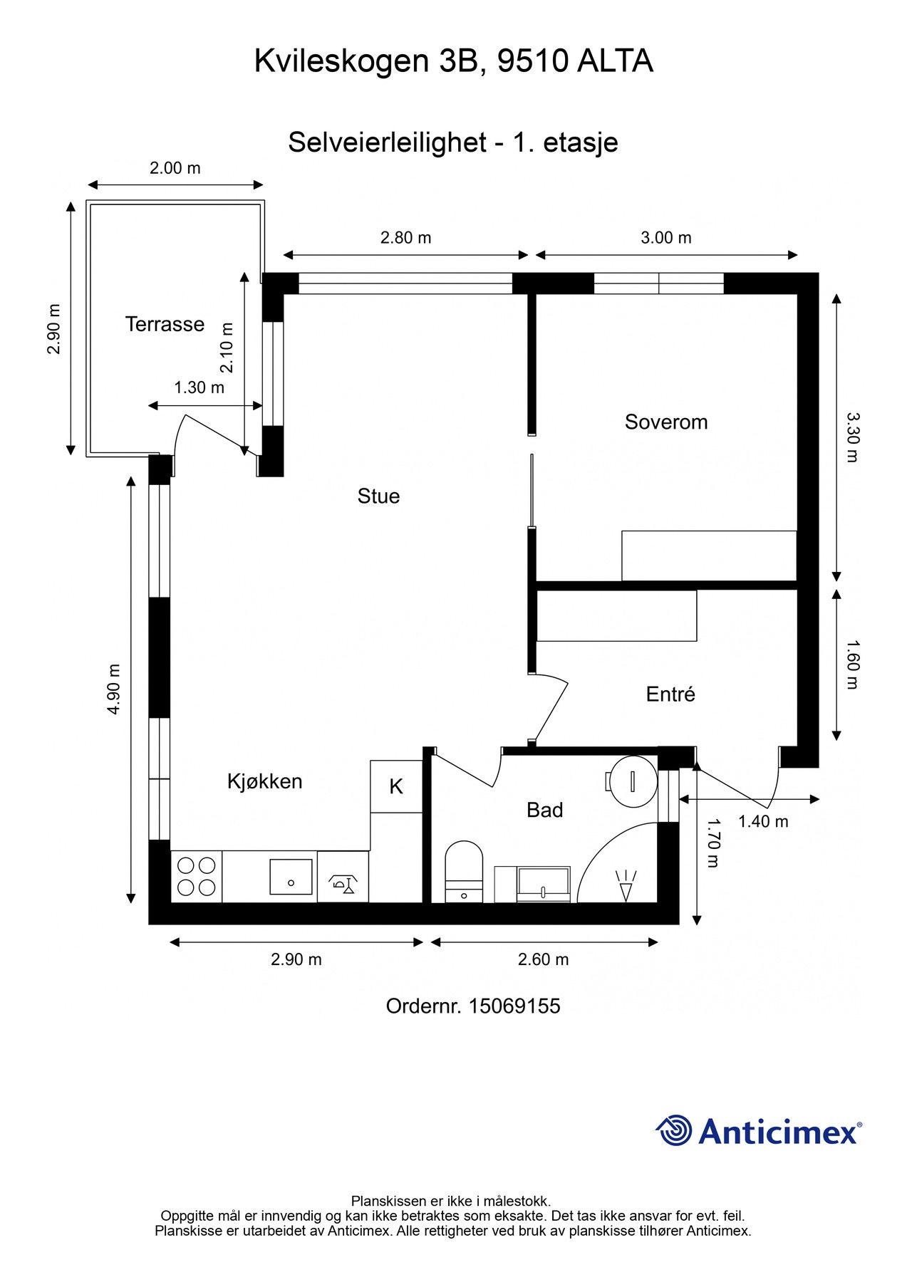 Plantegning Galleribilde