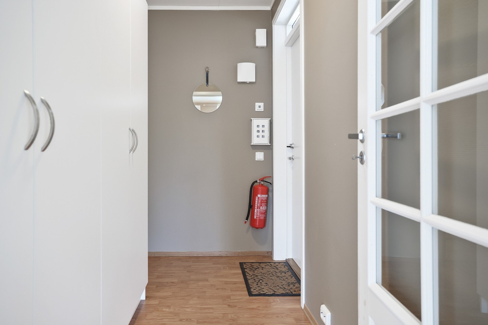 vel inne blir man møtt av en lys og praktisk entre. Galleribilde