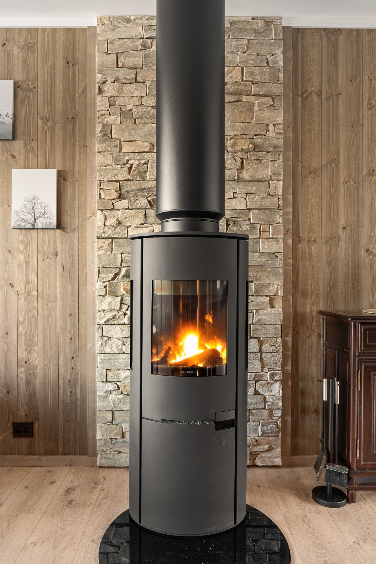 Peisovn i stua Galleribilde