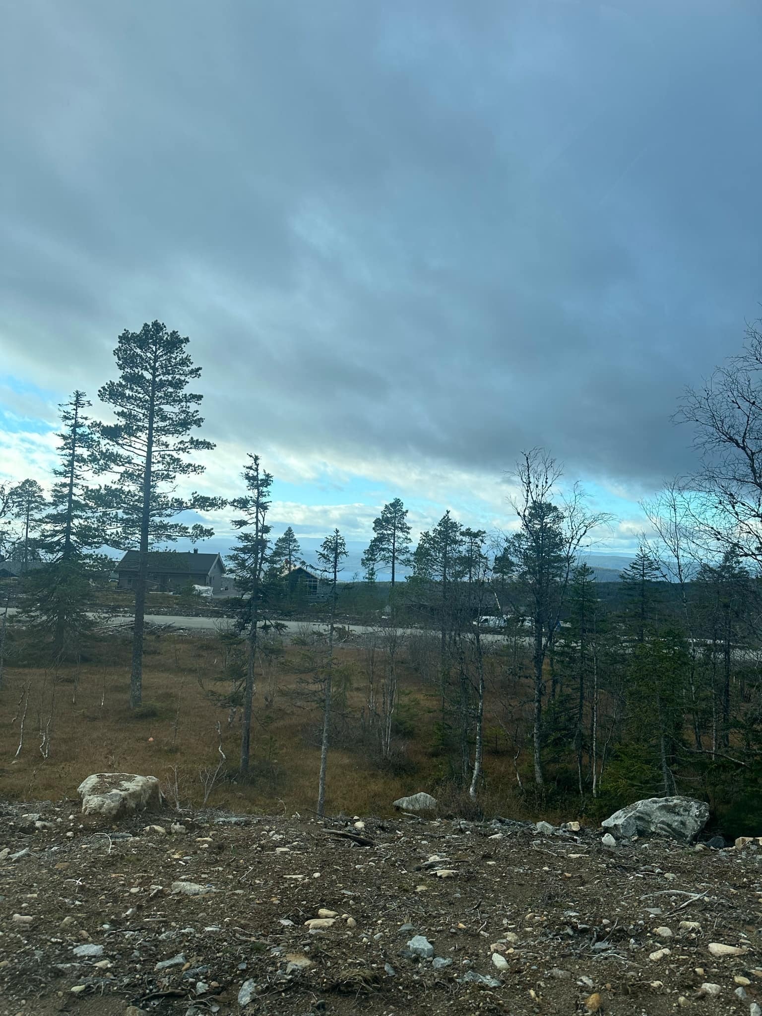 Utsikt fra tomt 783. Det er mulig å bygge Saltdalshytta på alle tomtene i Lygnalia\ Sprangåsen. Galleribilde