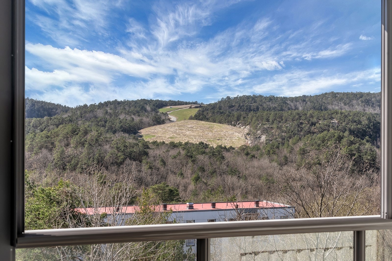 Innglasset balkong Galleribilde