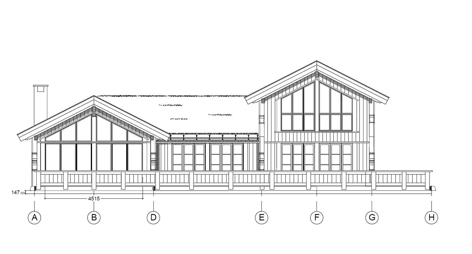 Eksempel på fasade Galleribilde