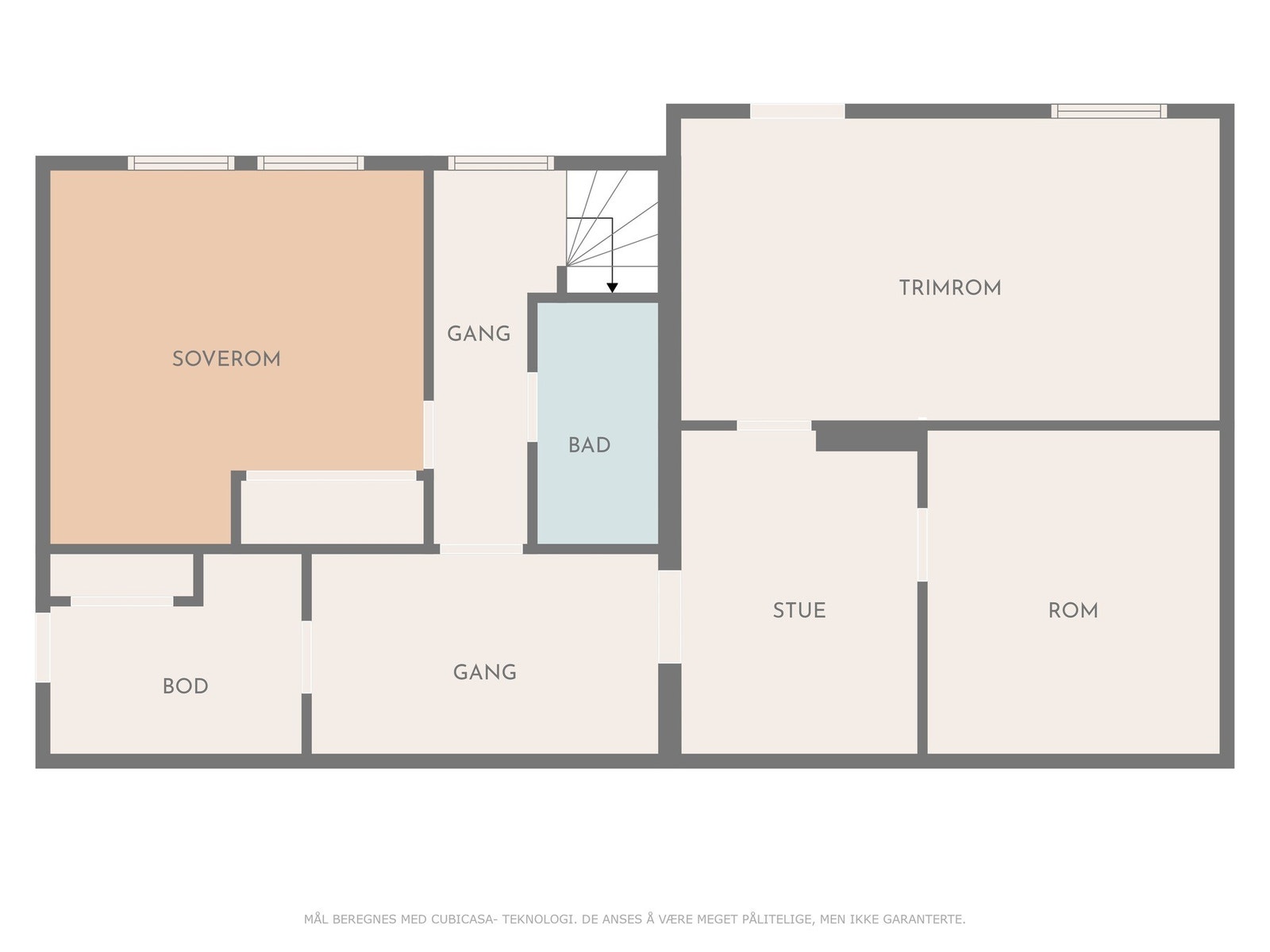 Plantegning kjeller Galleribilde