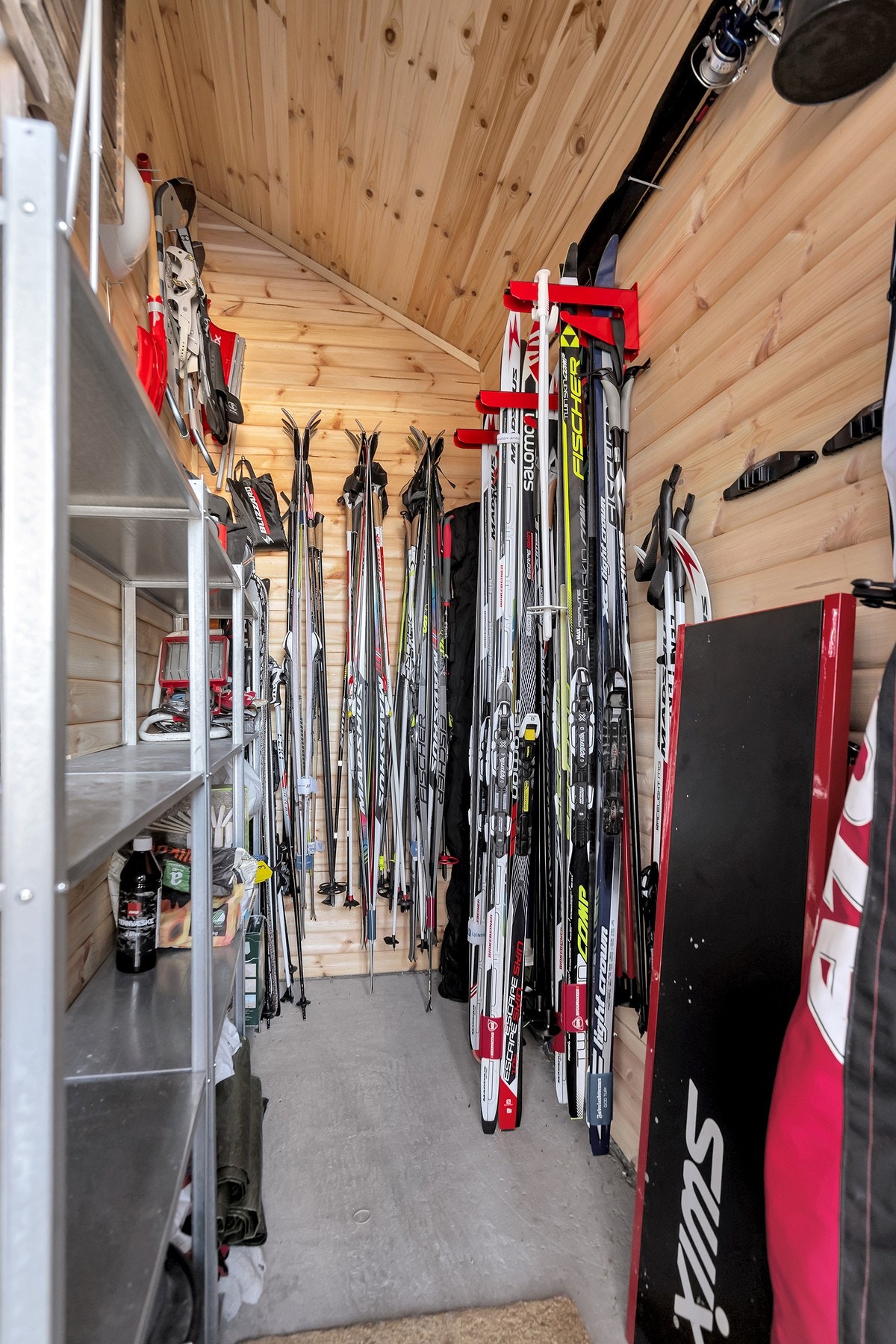 Skiboden nede ved inngangspartiet Galleribilde