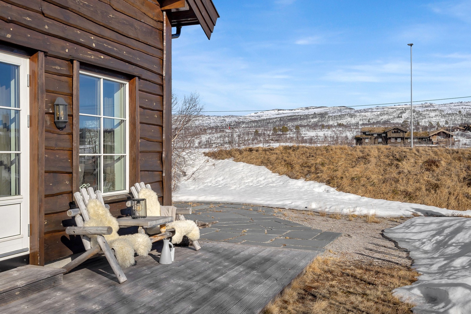 Her ser en innover viddene Galleribilde