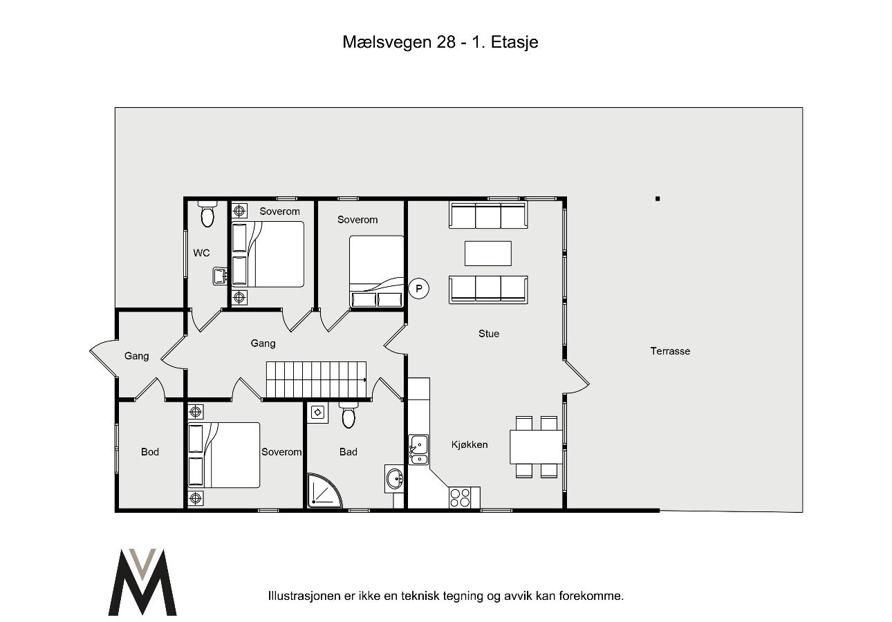 Plan 1. et Galleribilde