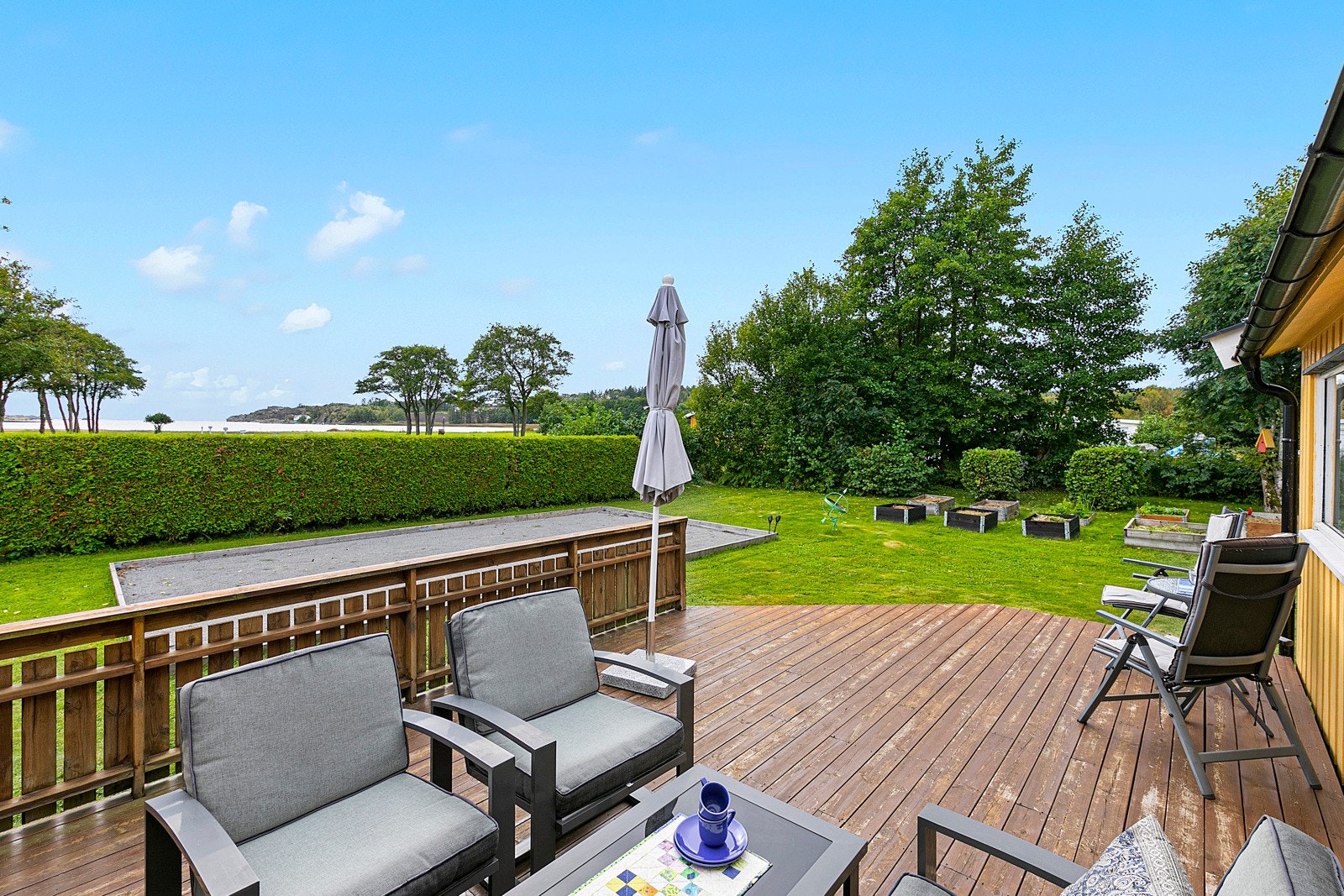 Plass til sittegruppe på terrassen Galleribilde