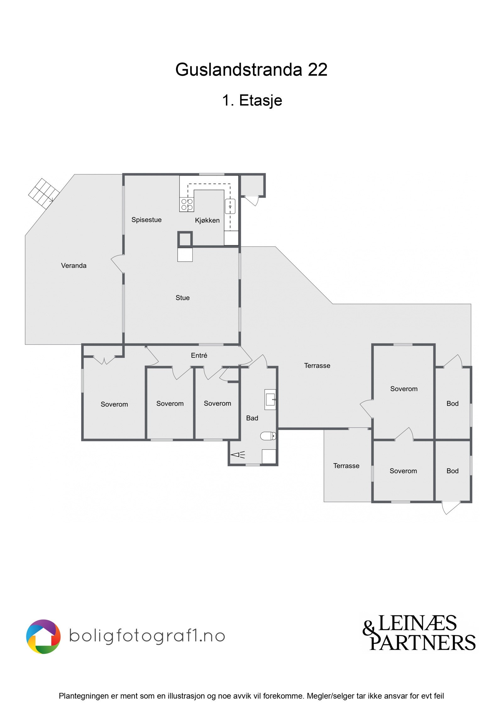 Plantegning Galleribilde