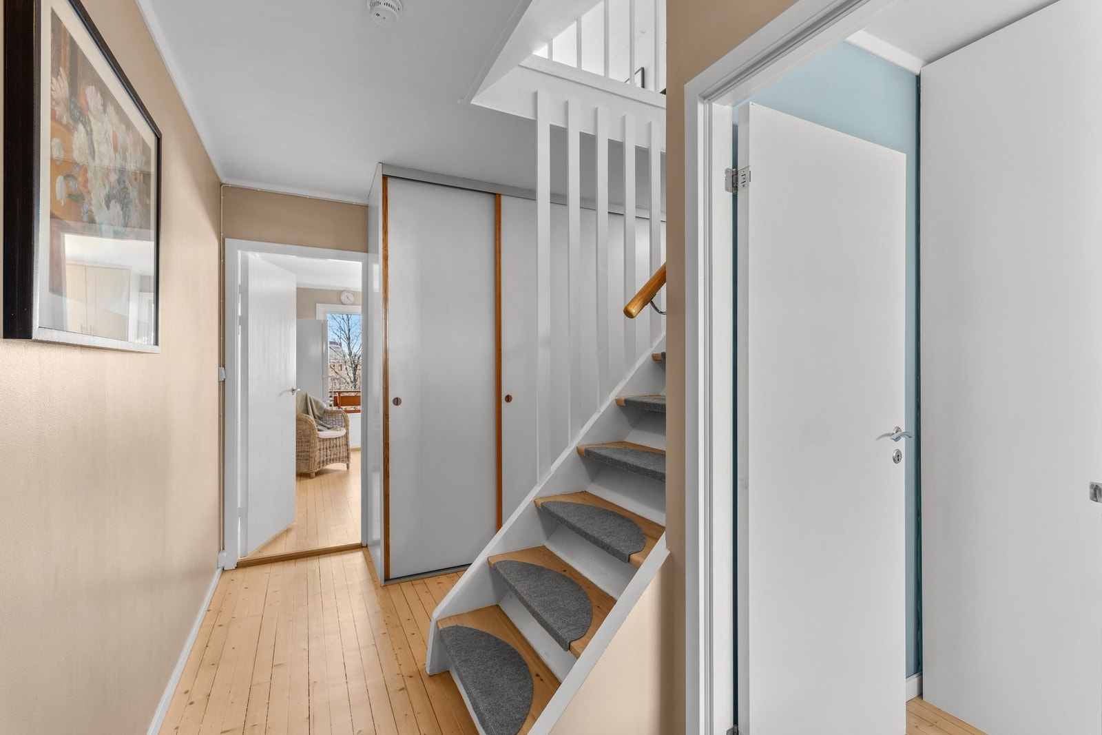 Nå tar vi turen opp i andre plan Galleribilde