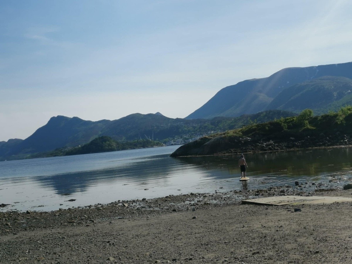 Badestranden Galleribilde