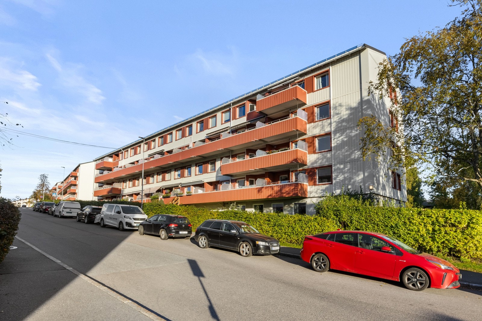 Borettslaget består av 388 andelsleiligheter fordelt på 15 bygninger Galleribilde