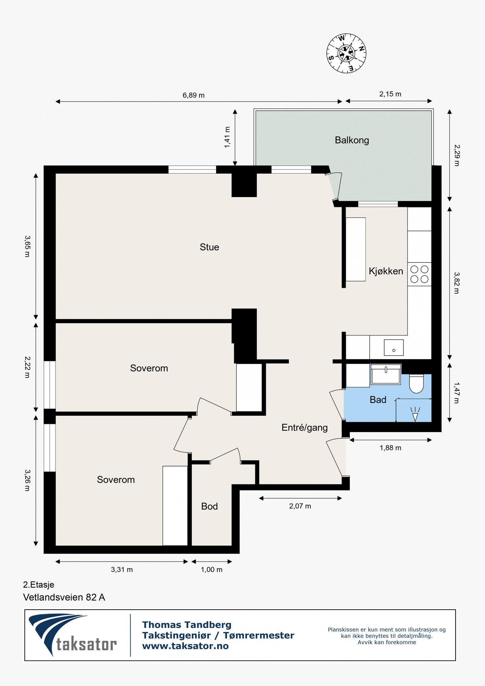 Plantegning Galleribilde
