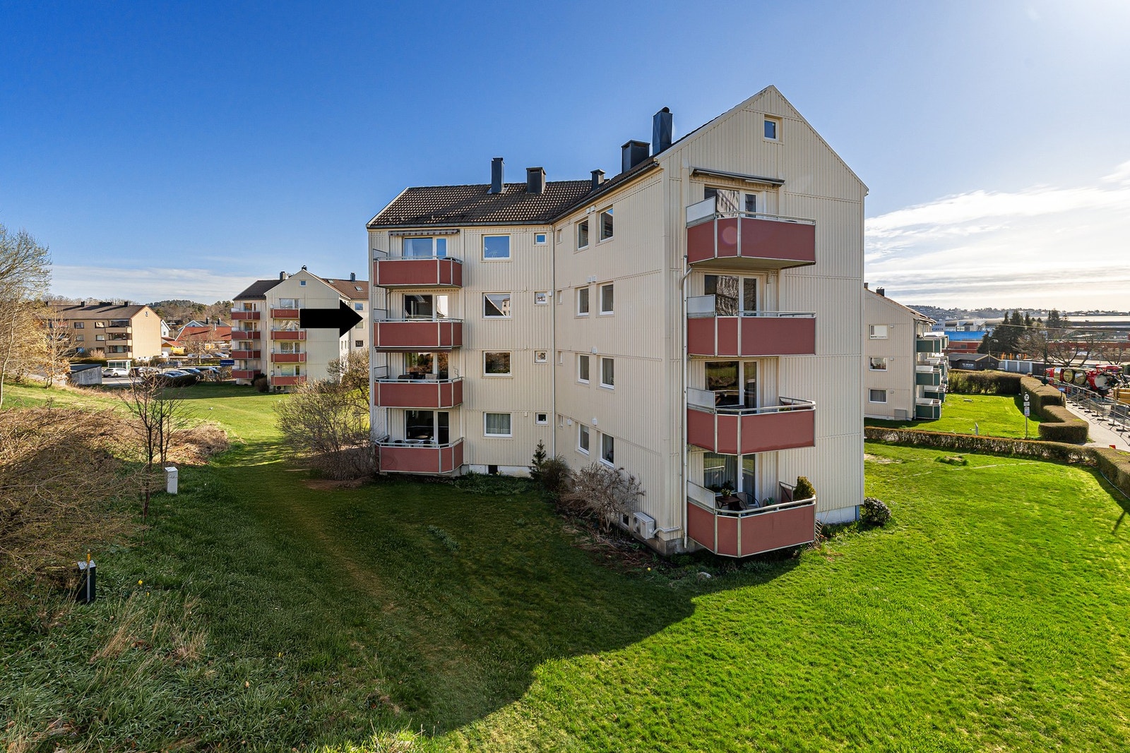 - Leiligheten ligger i byggets 3 etasje | Super beliggenhet med gå/sykkelavstand til sentrum og UIA - Galleribilde