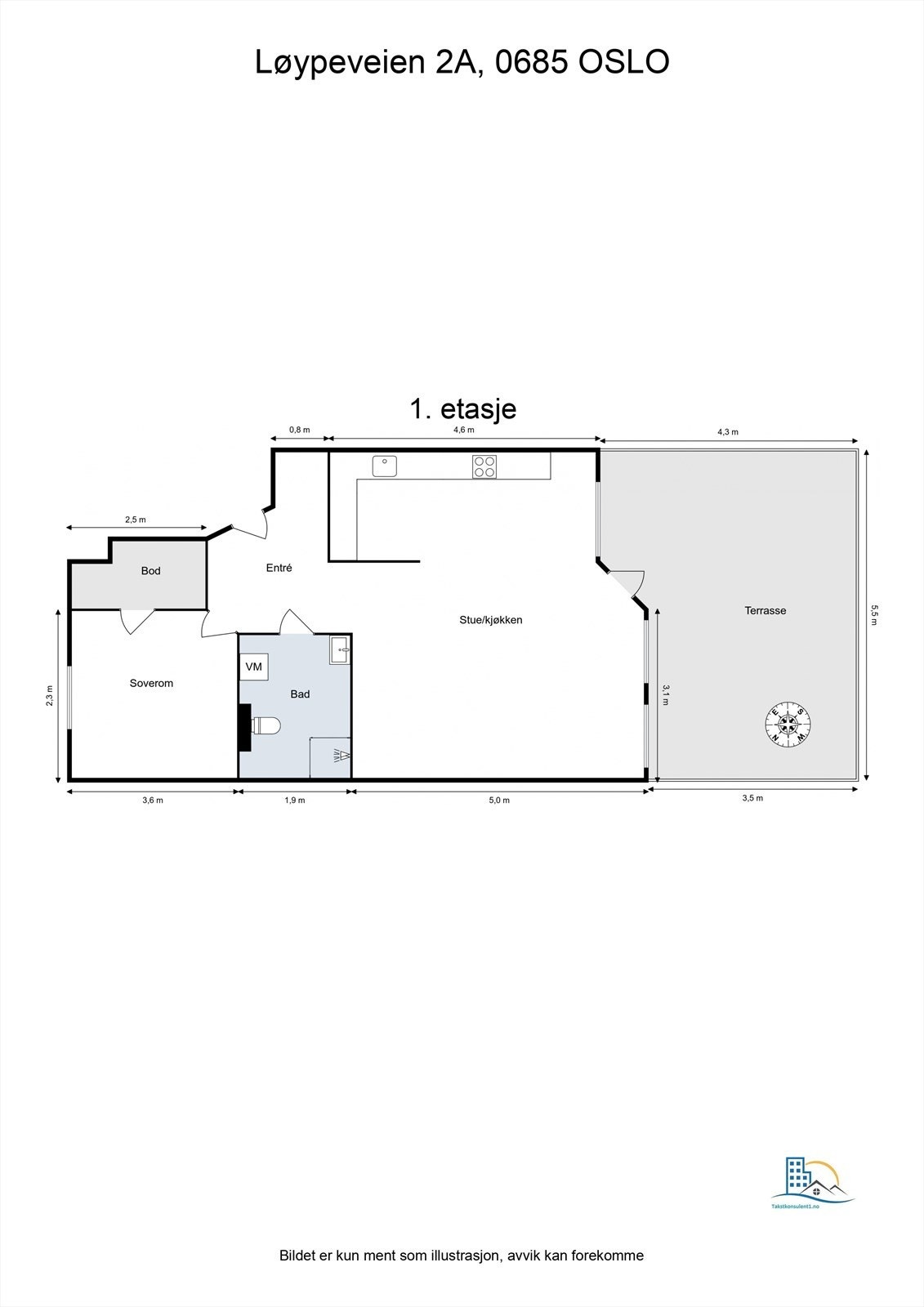 Plantegning. Galleribilde