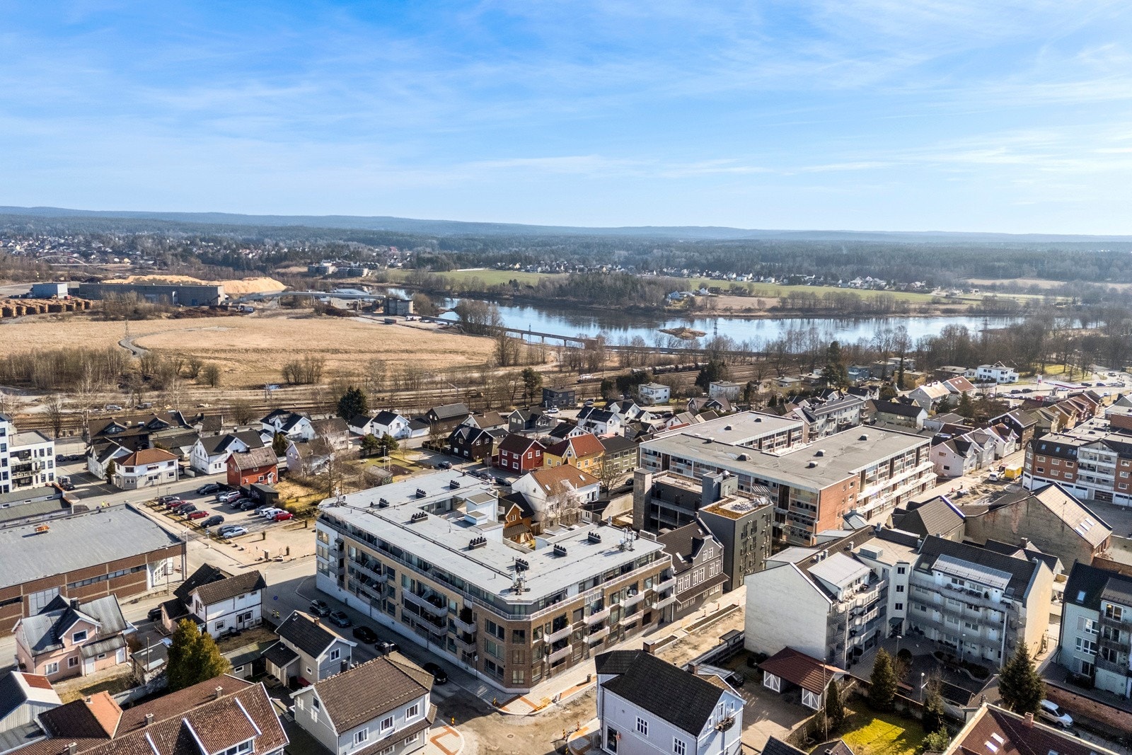 Dronebilde Galleribilde