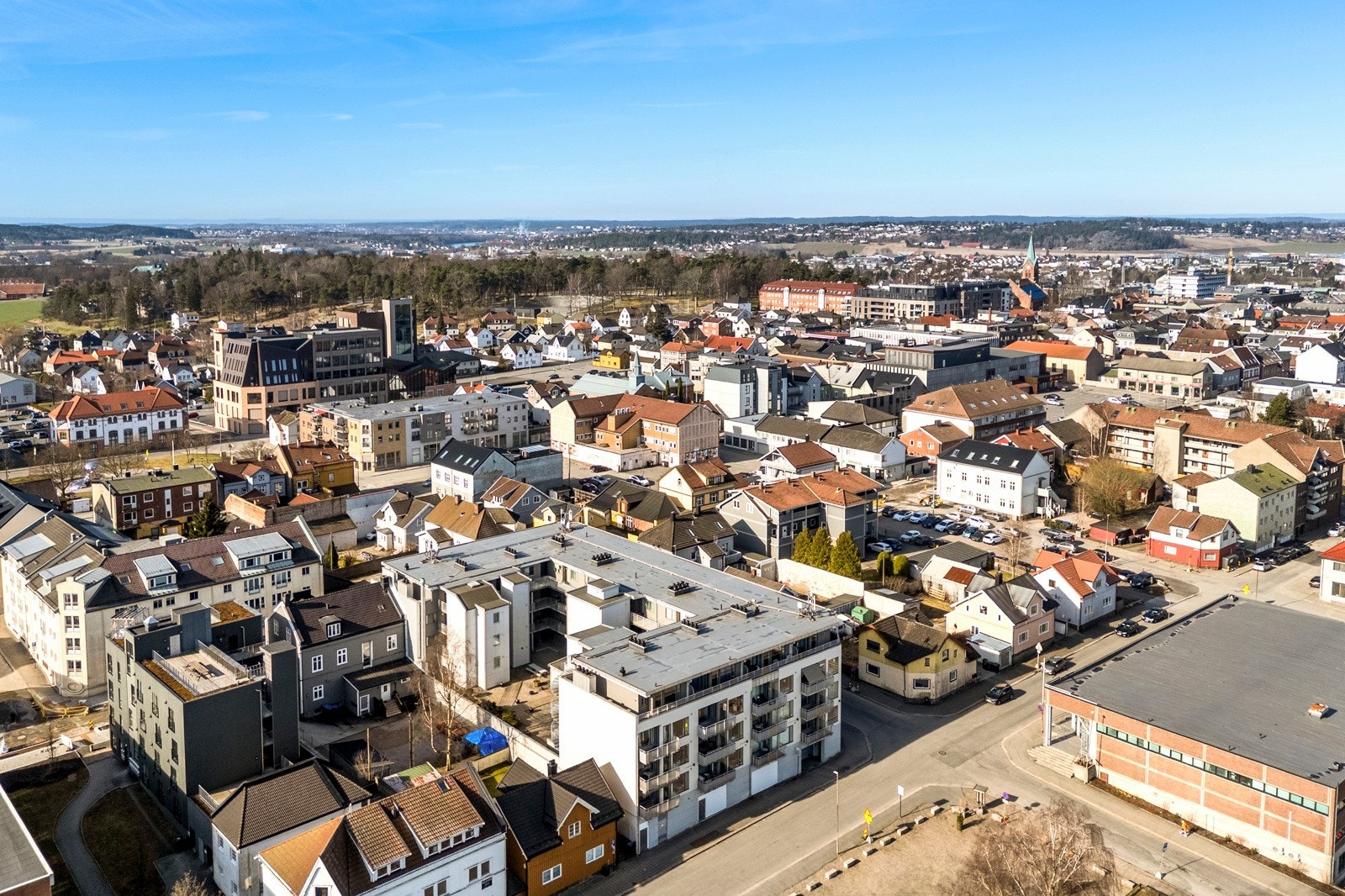 Dronebilde Galleribilde