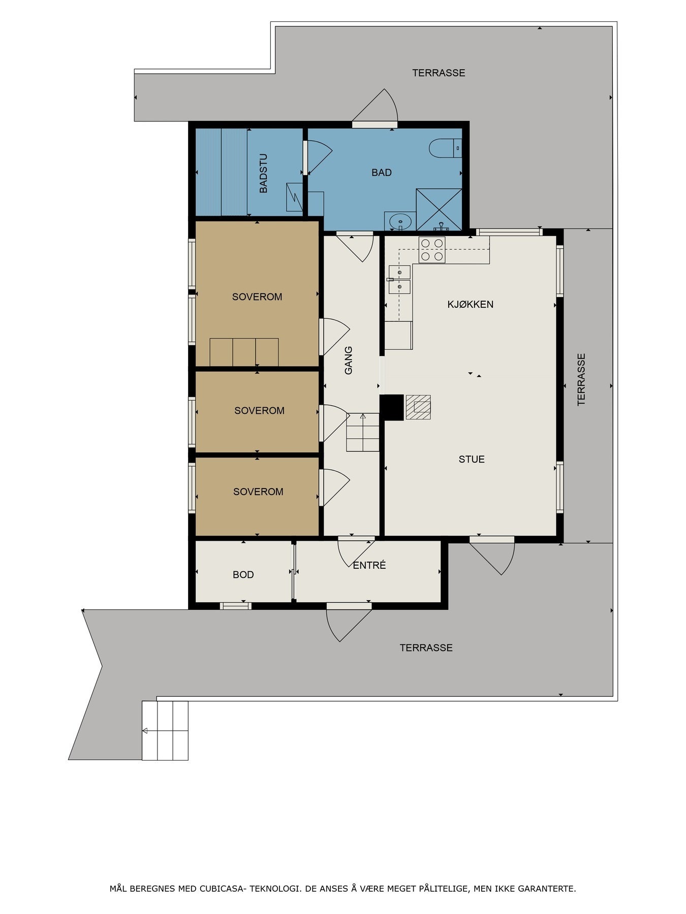 Plantegning Galleribilde