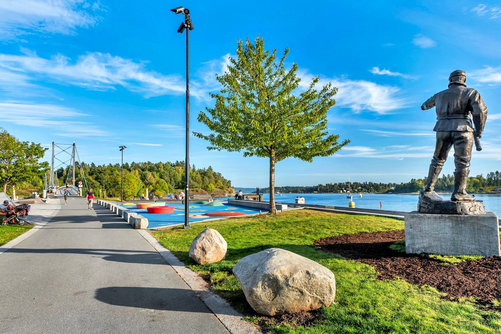 Område bilder av Sandvika sentrum og Kadettangen Galleribilde