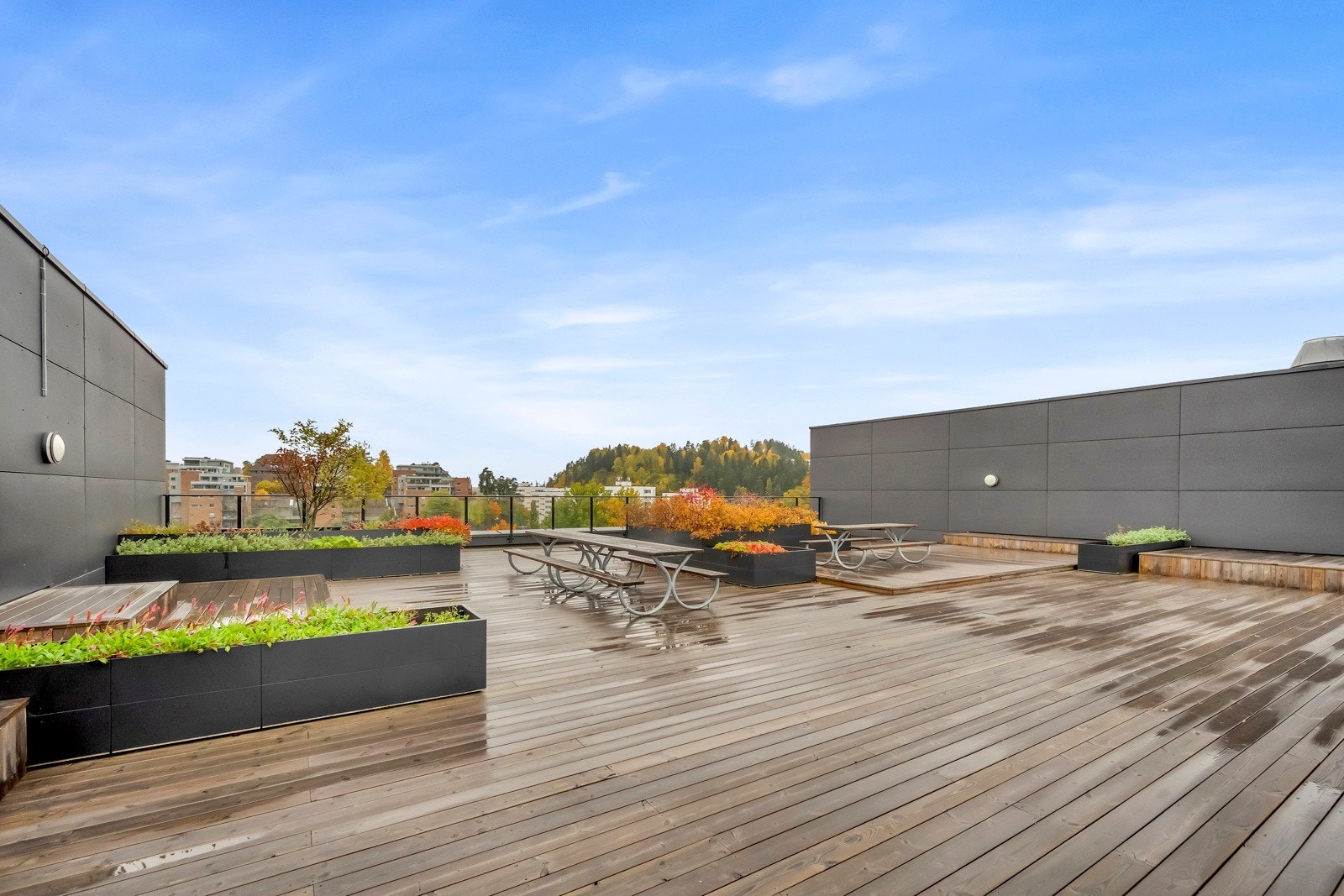 Felles takterrasse med sol til kl 22.30, med tilgang kun fra 20 b. Galleribilde