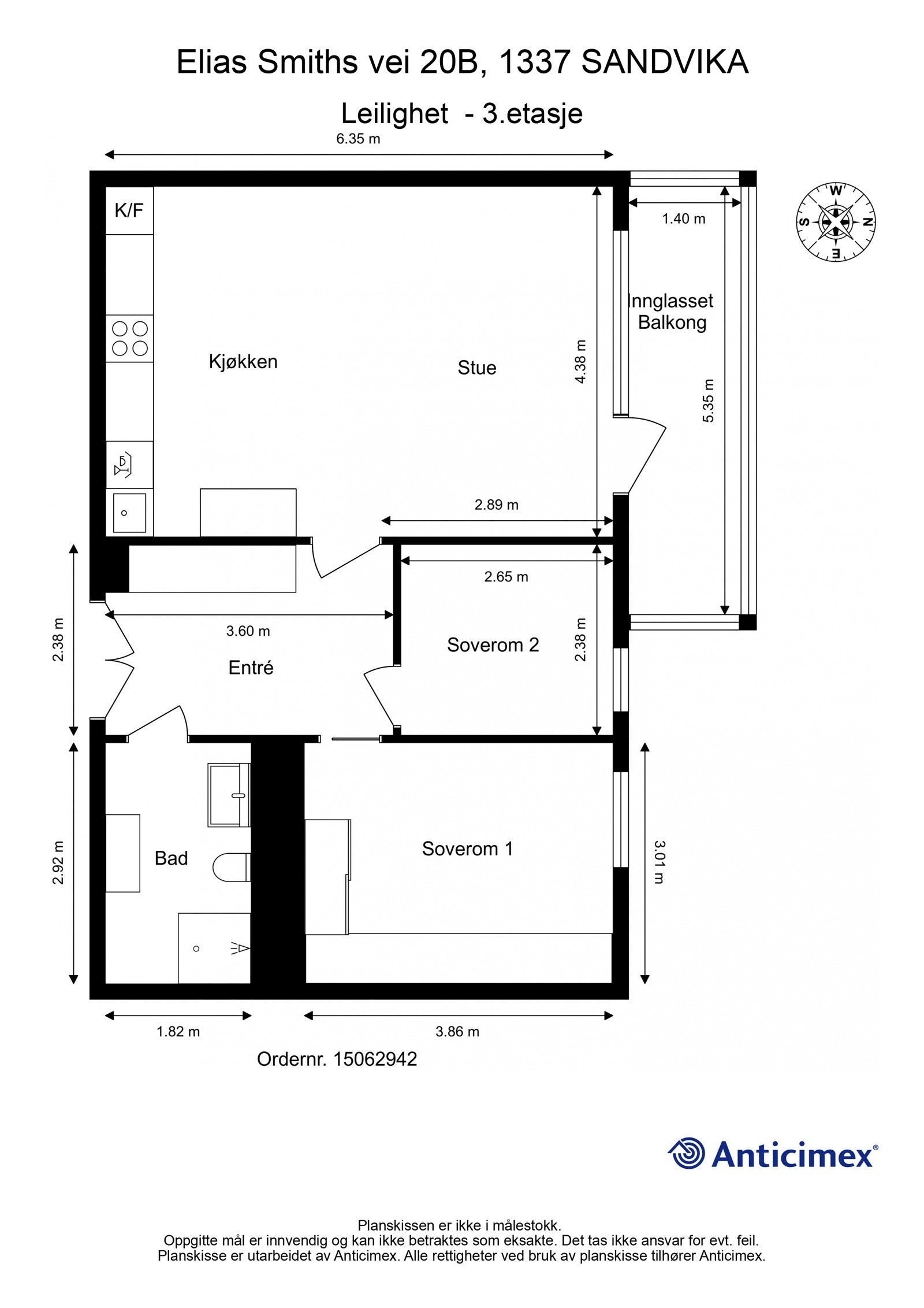 Plantegning Galleribilde