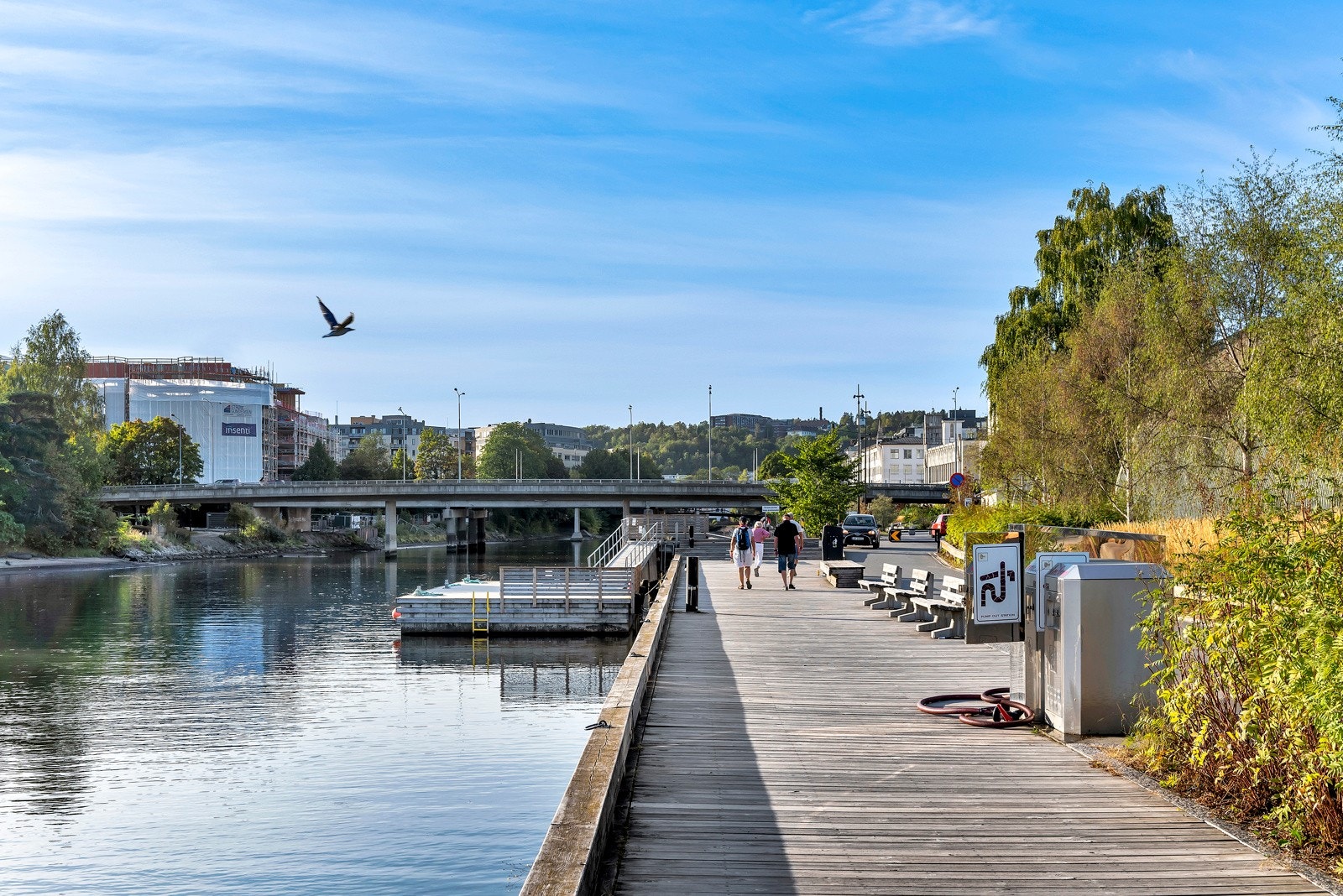 Område bilder av Sandvika sentrum og Kadettangen Galleribilde