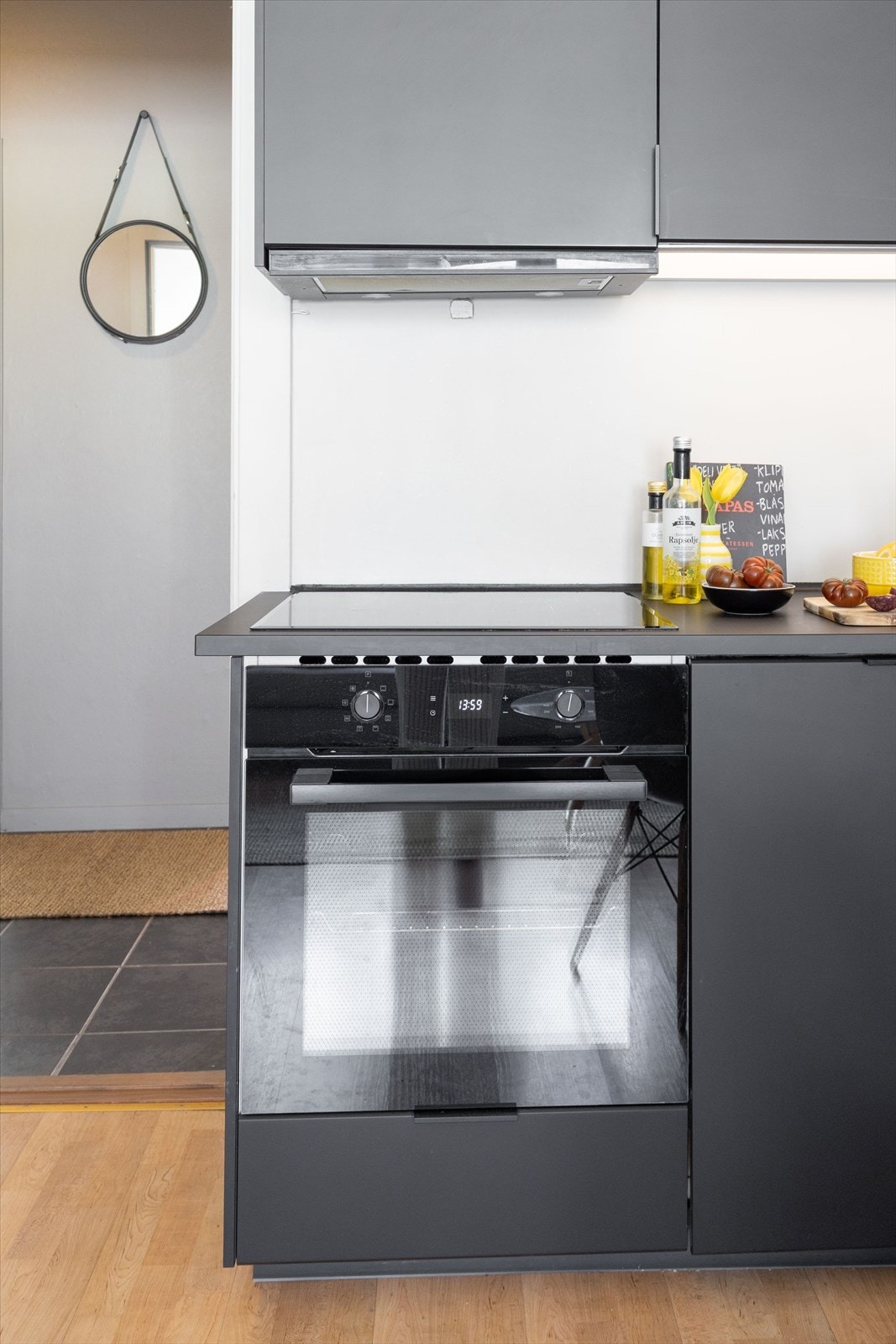 Komfyrvakt og vannstopper er montert for ekstra sikkerhet. Galleribilde